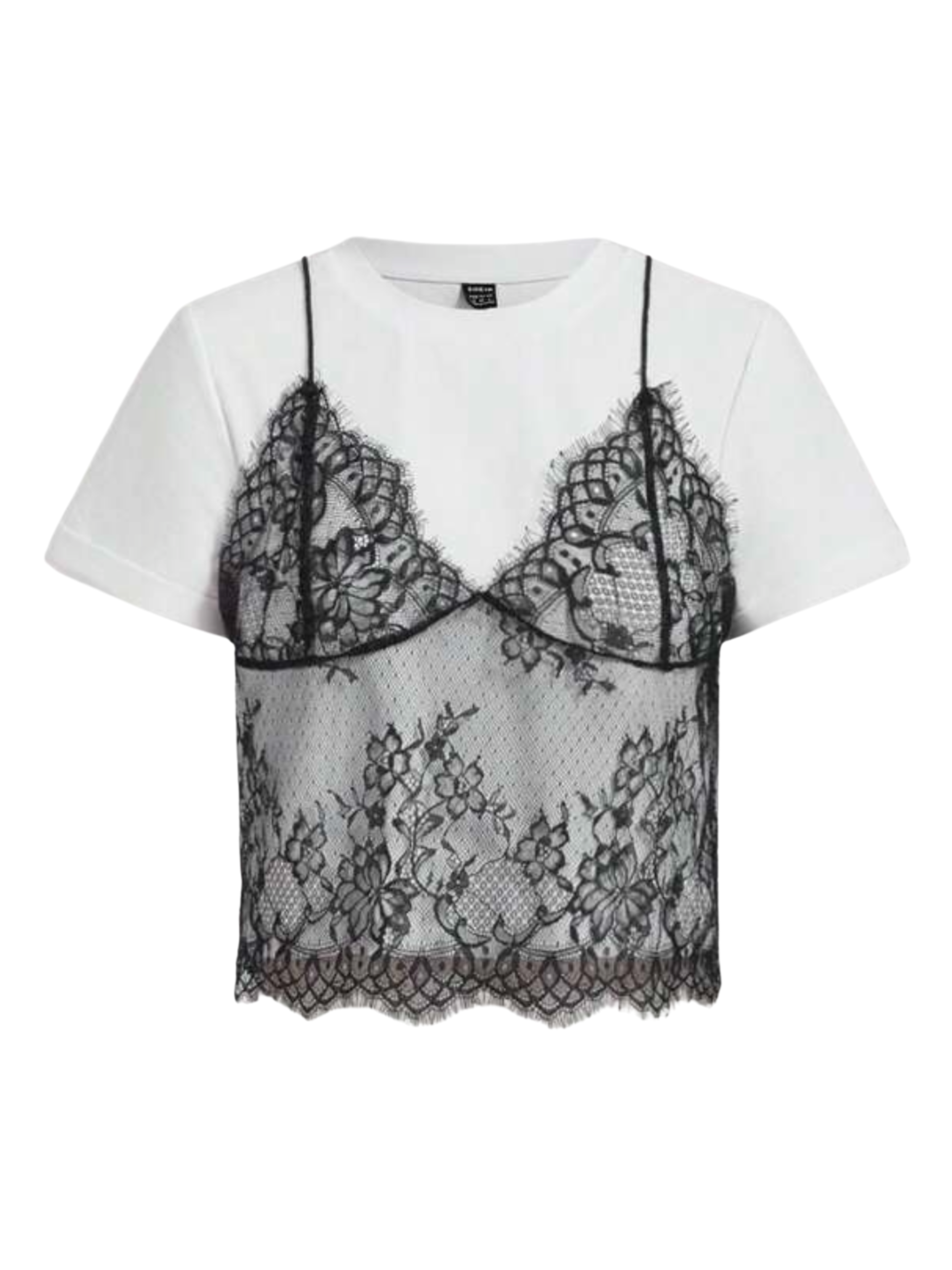 Camisa con encaje