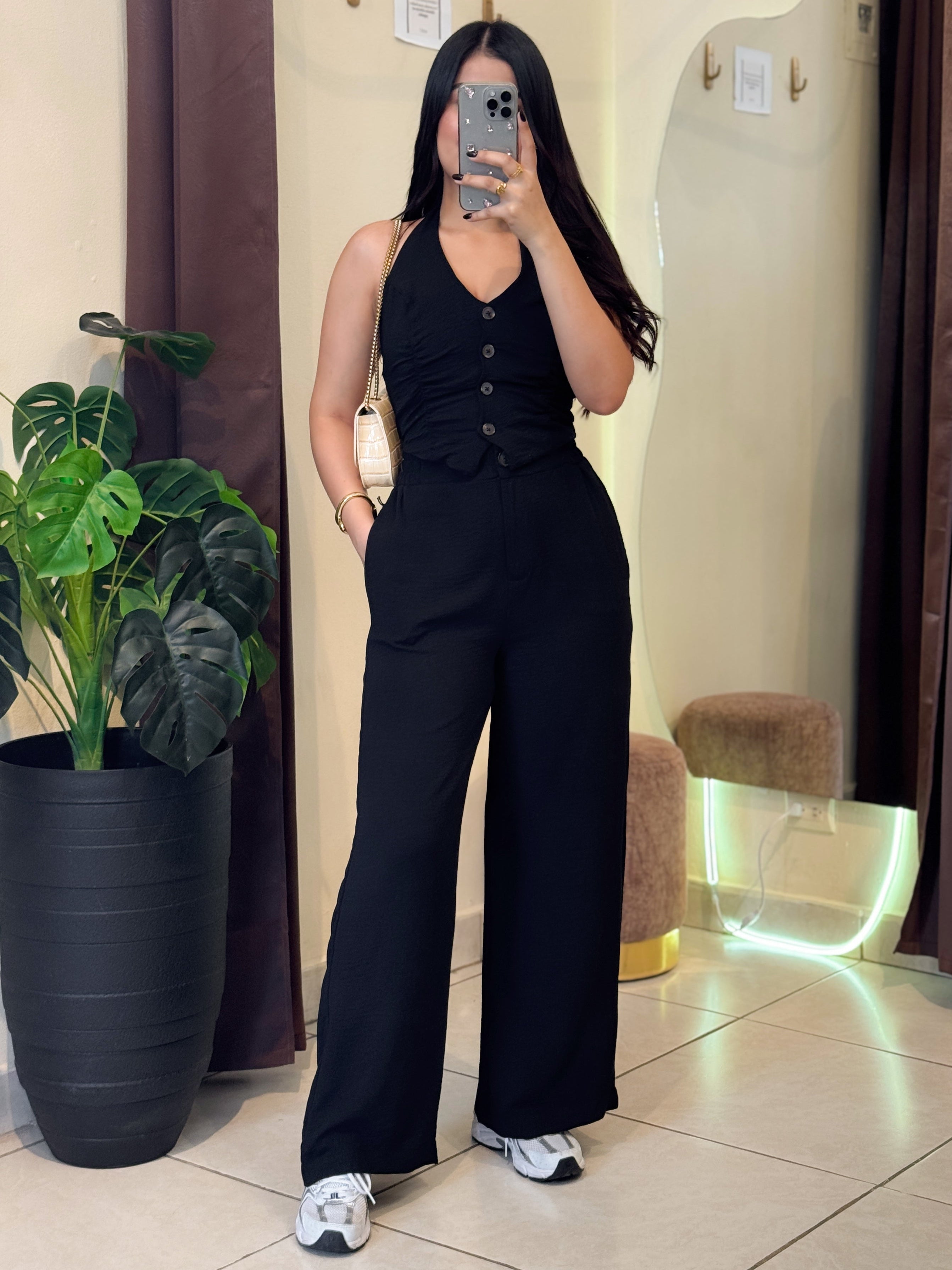Conjunto vest y pantalón