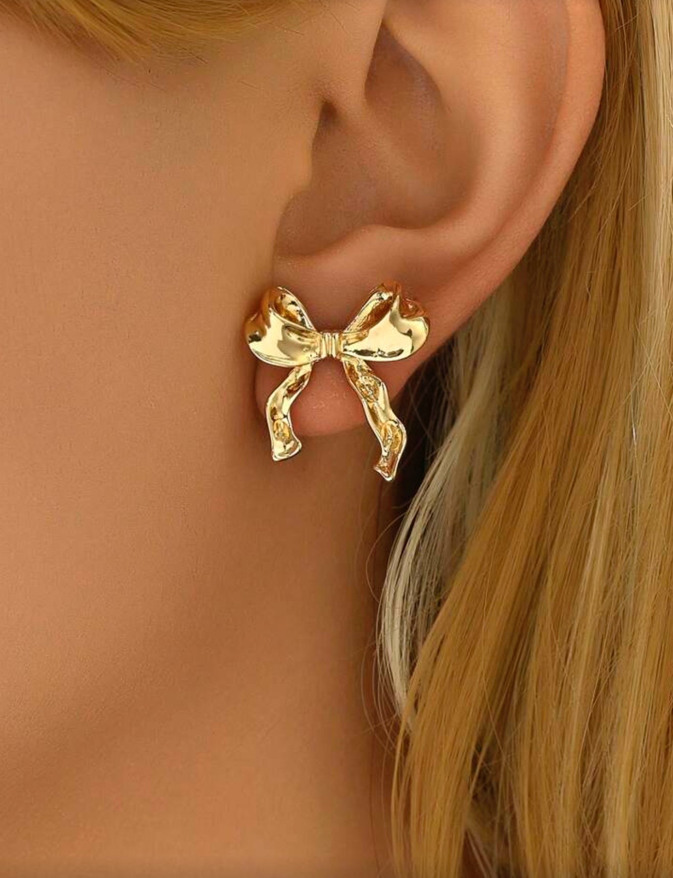 Aretes de moño