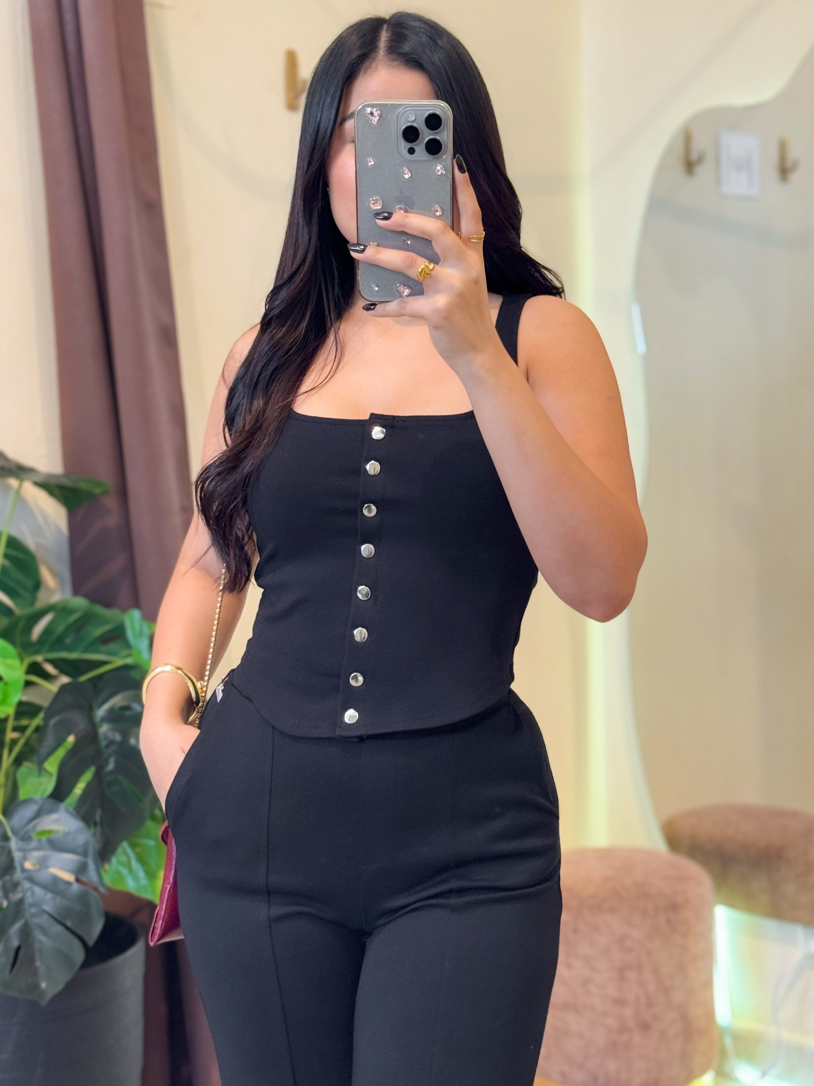 Conjunto vest y pantalón