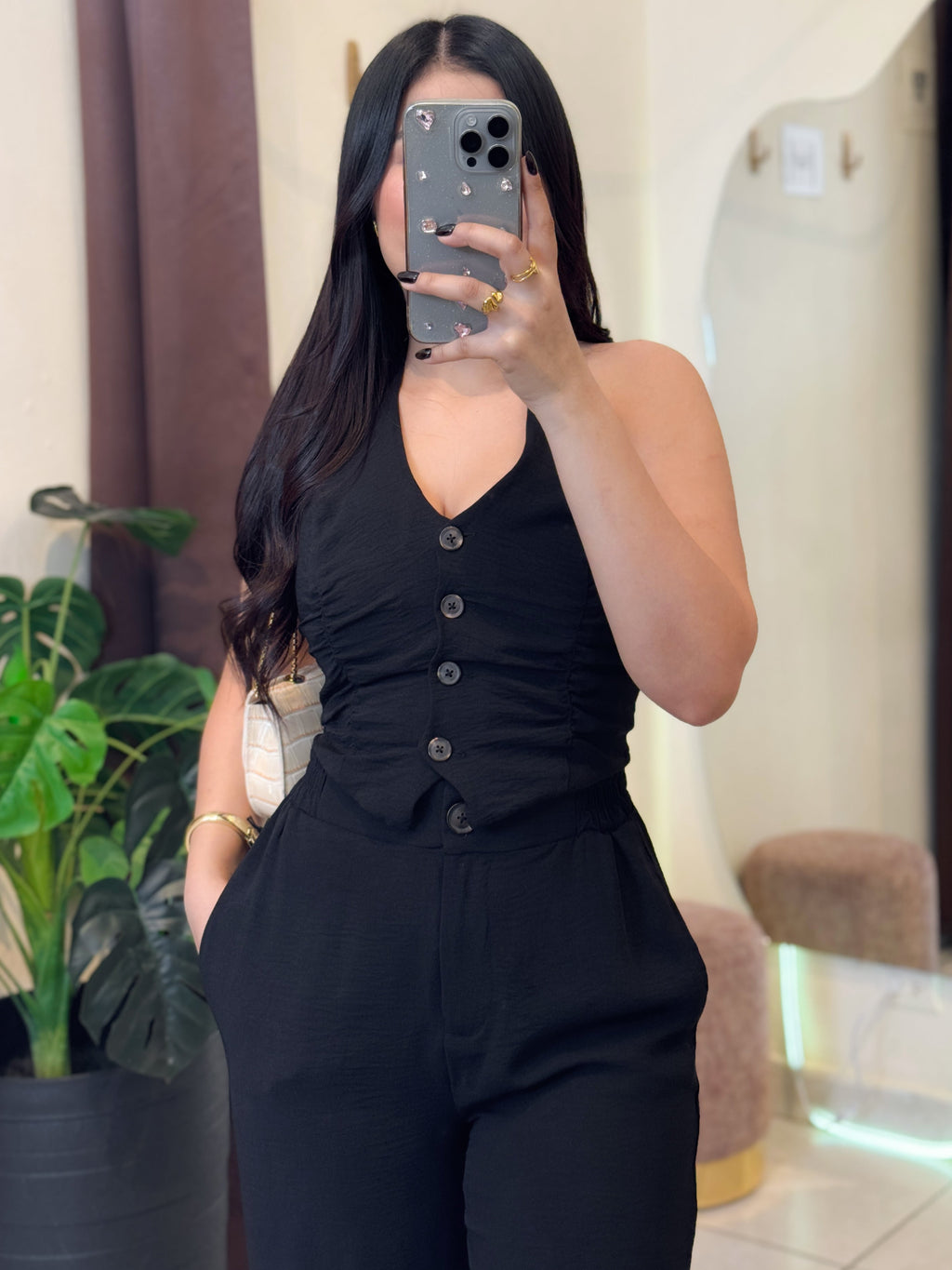 Conjunto vest y pantalón