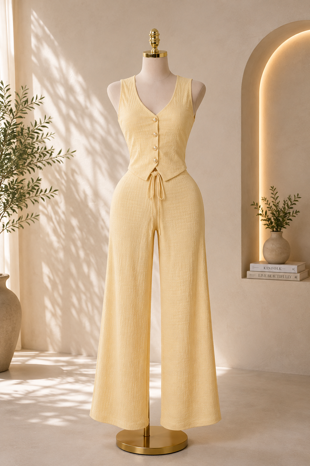 Conjunto vest y pantalón