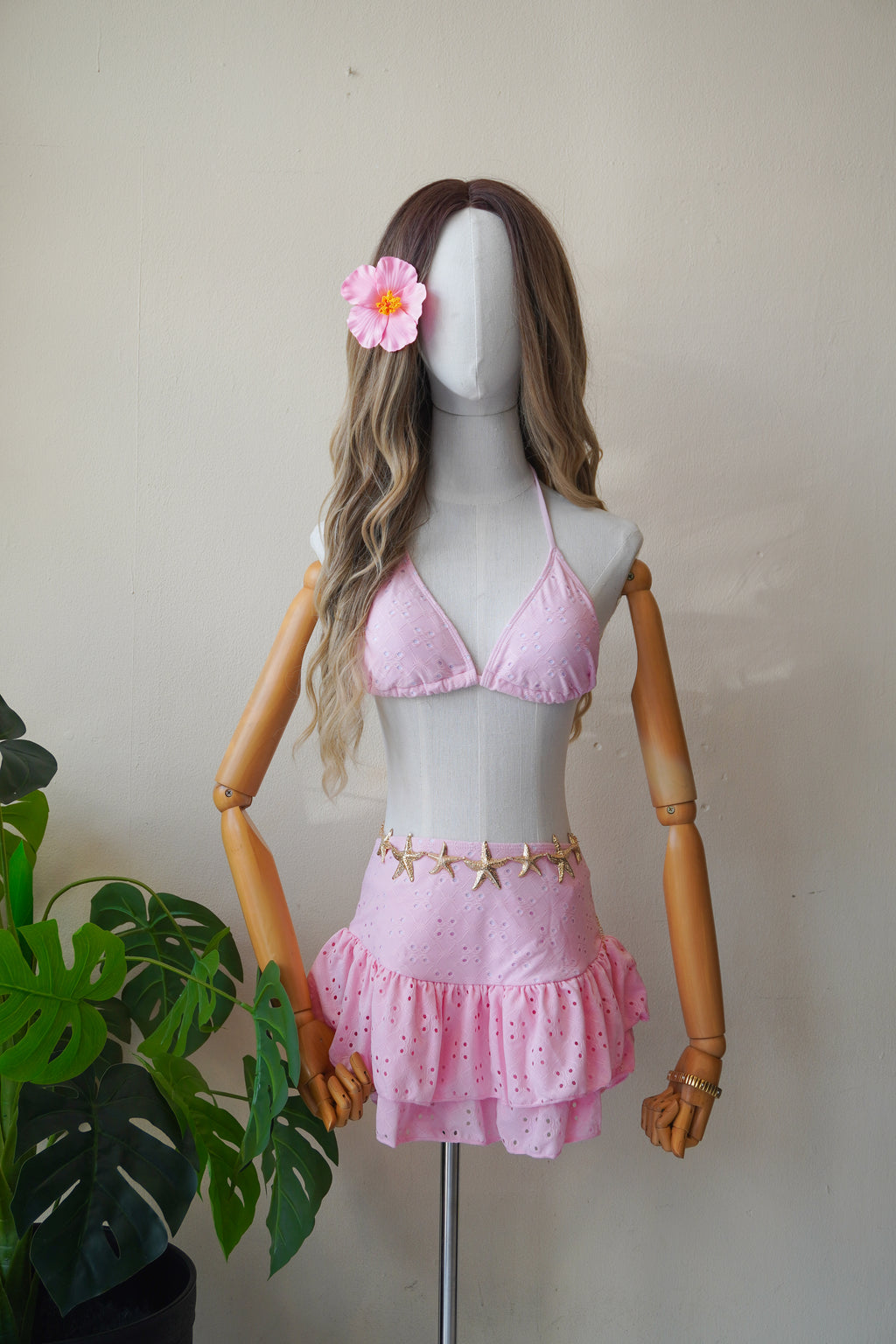 Traje de baño rosado