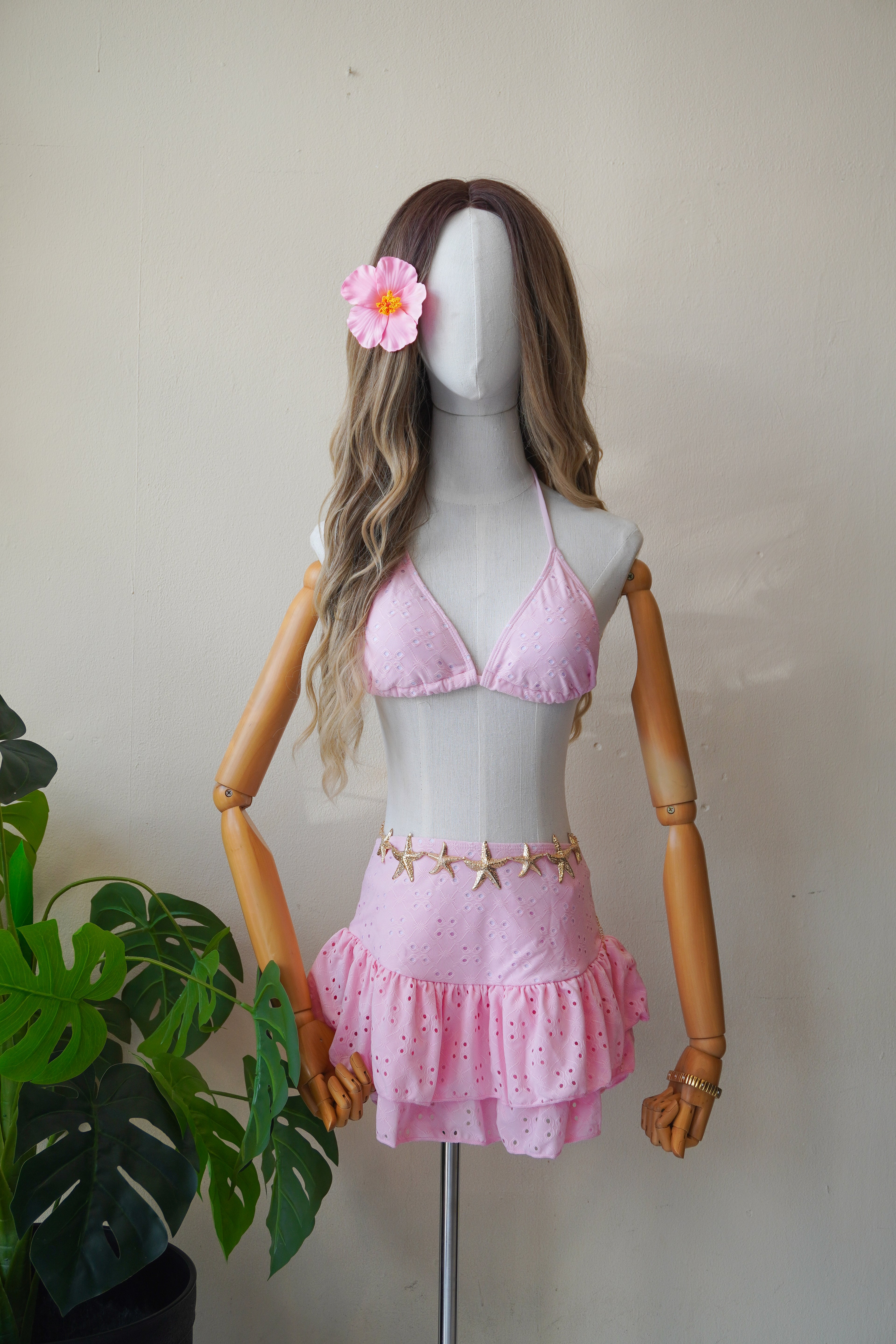 Traje de baño rosado