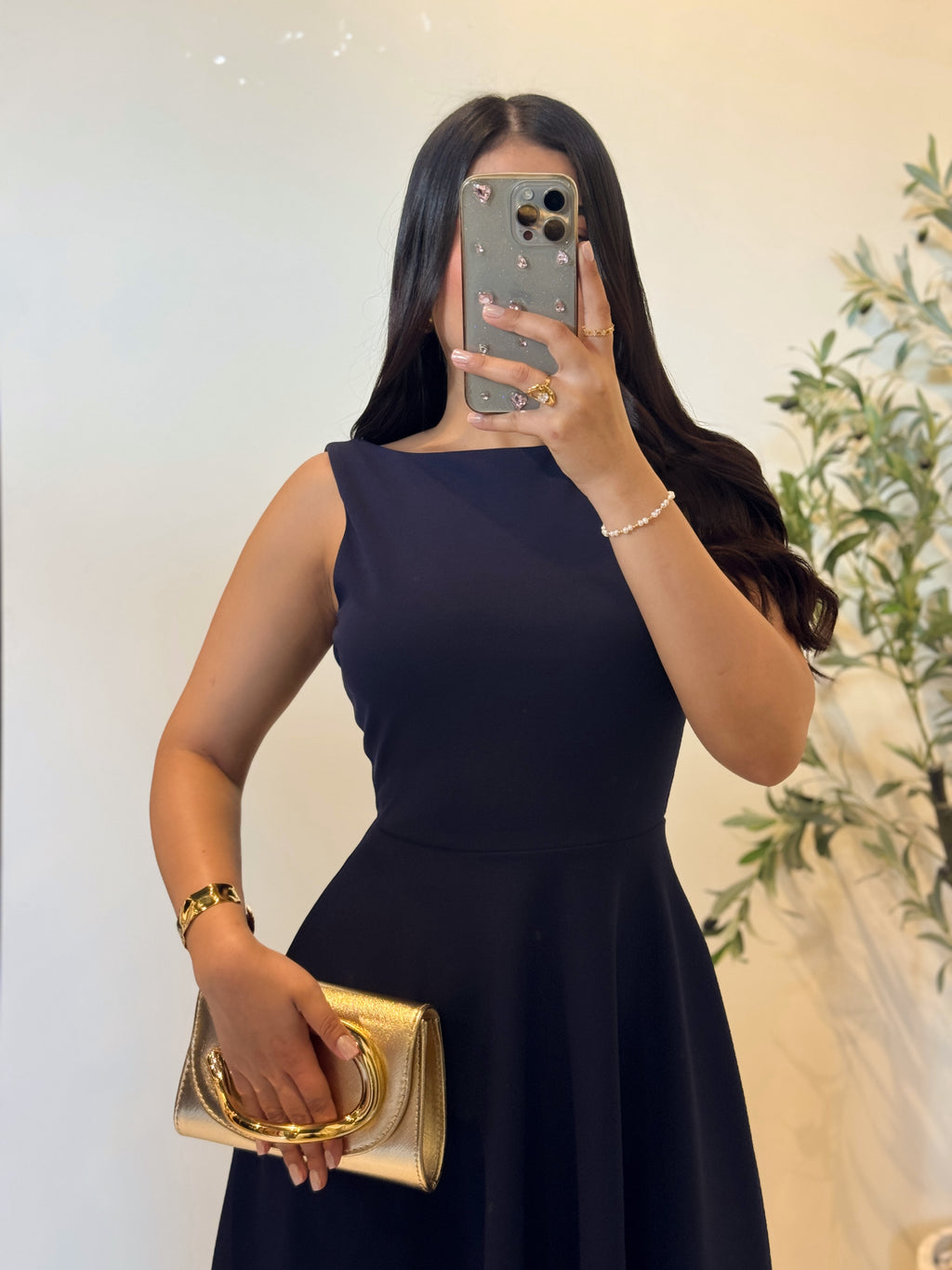 Midi Dress navy