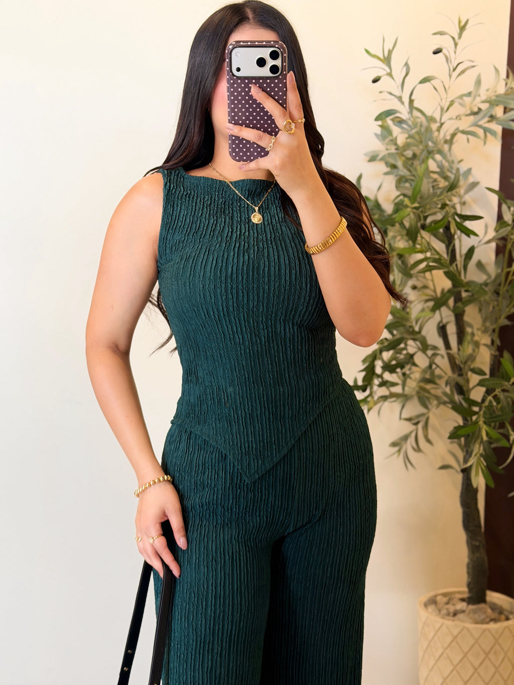 Conjunto pantalón y blusa