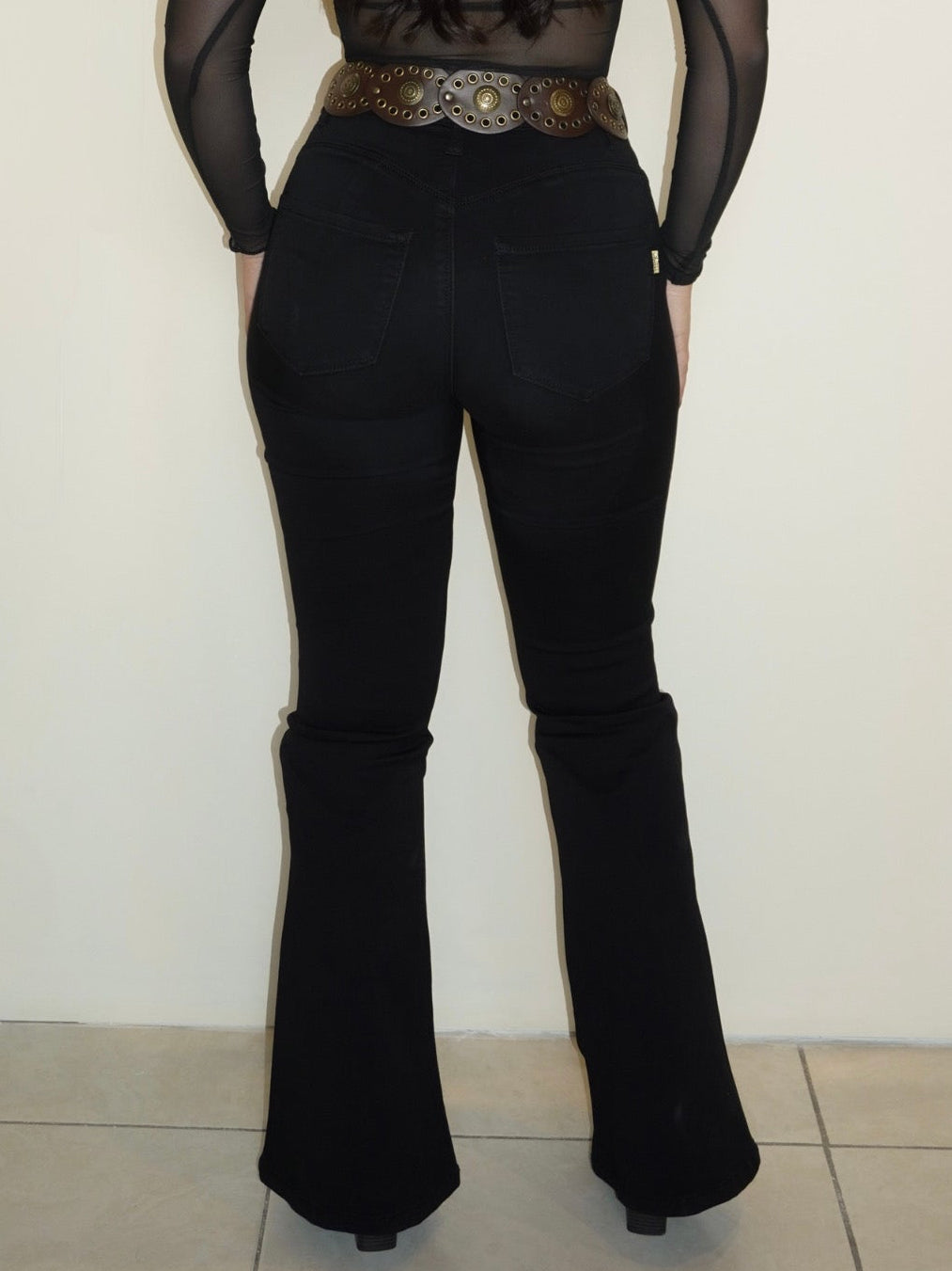 Flare jeans high rise
