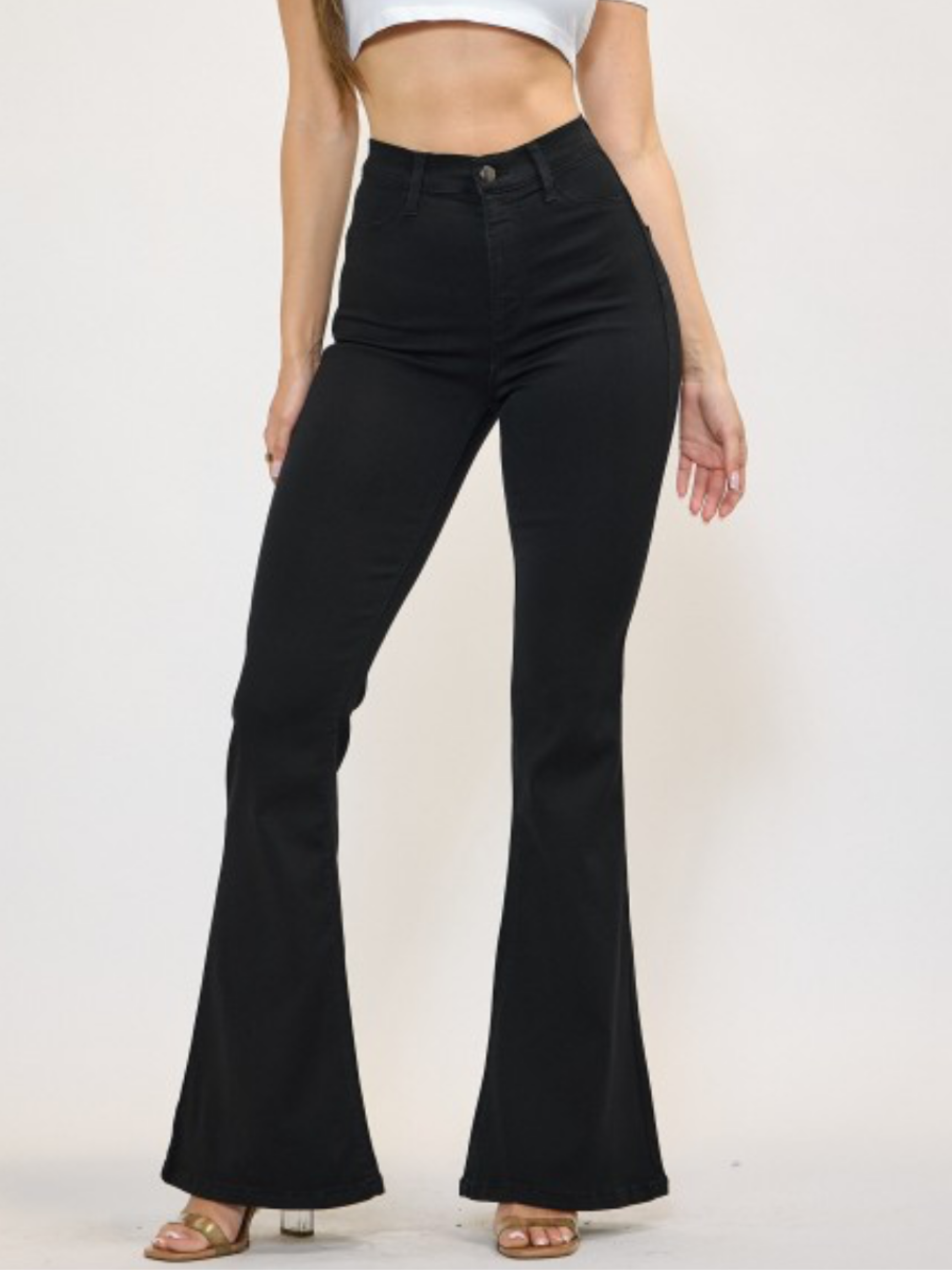 Flare jeans high rise
