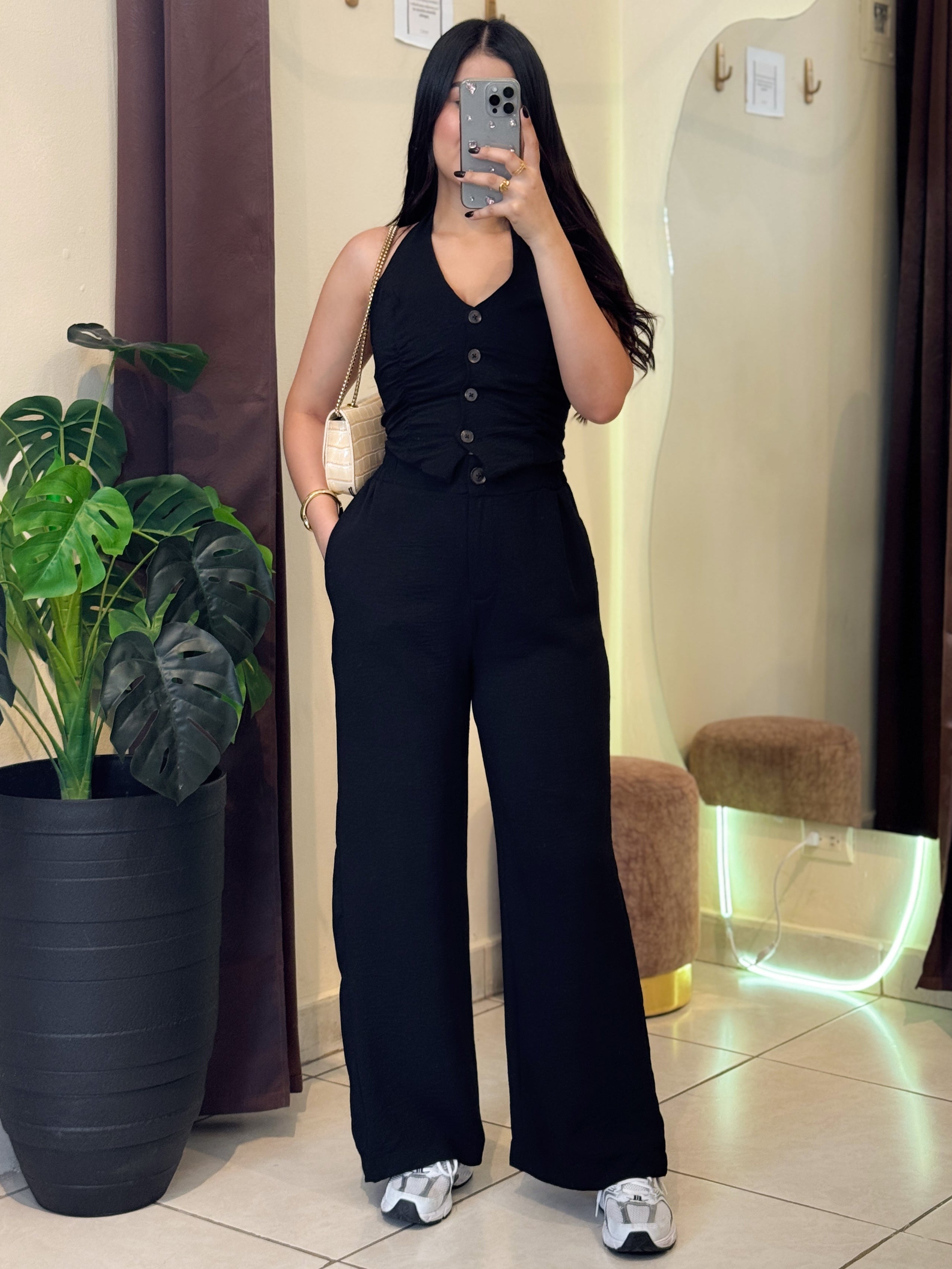 Conjunto vest y pantalón
