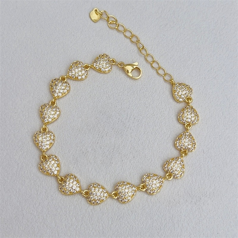 Pulsera corazones