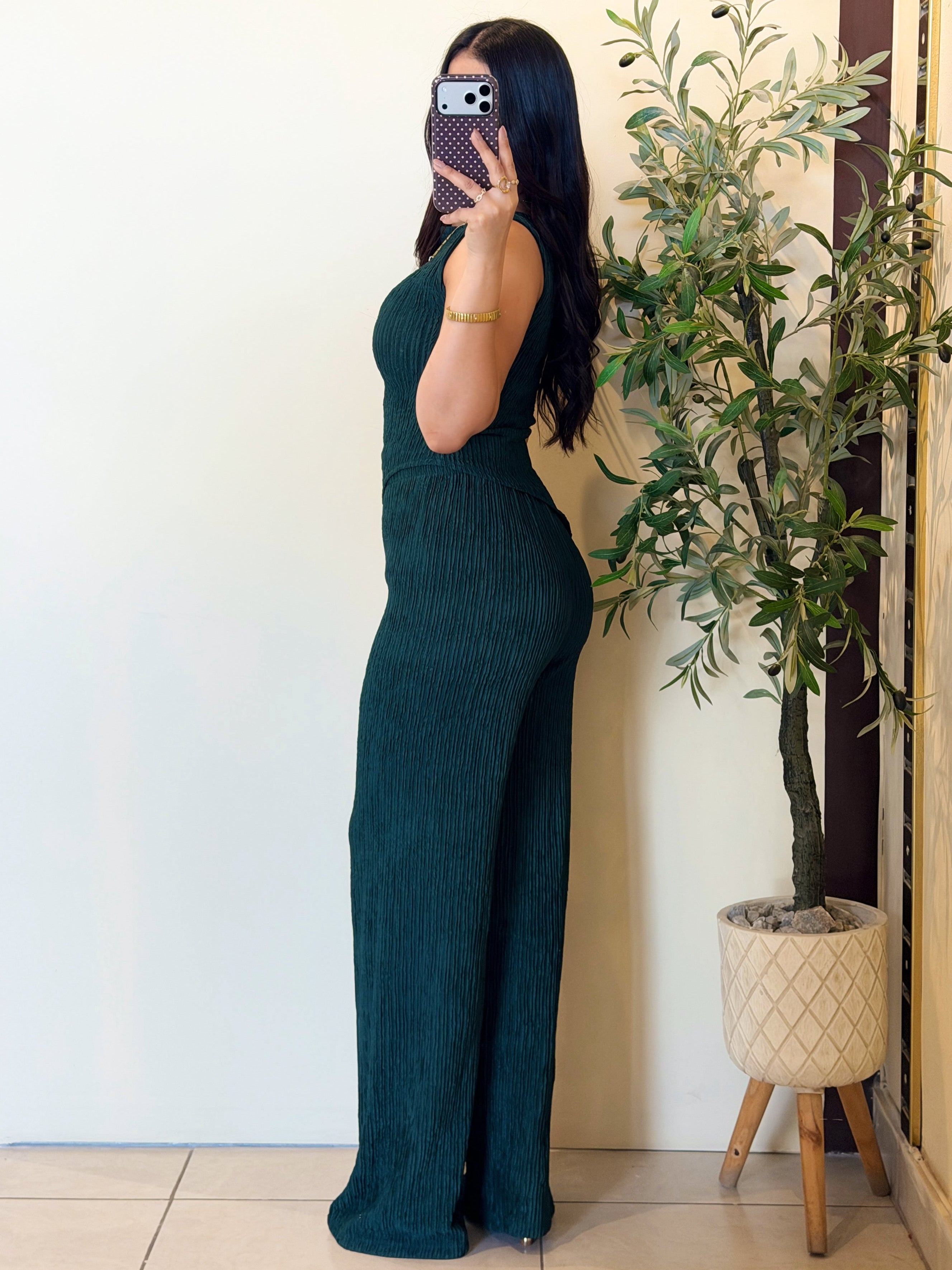 Conjunto pantalón y blusa