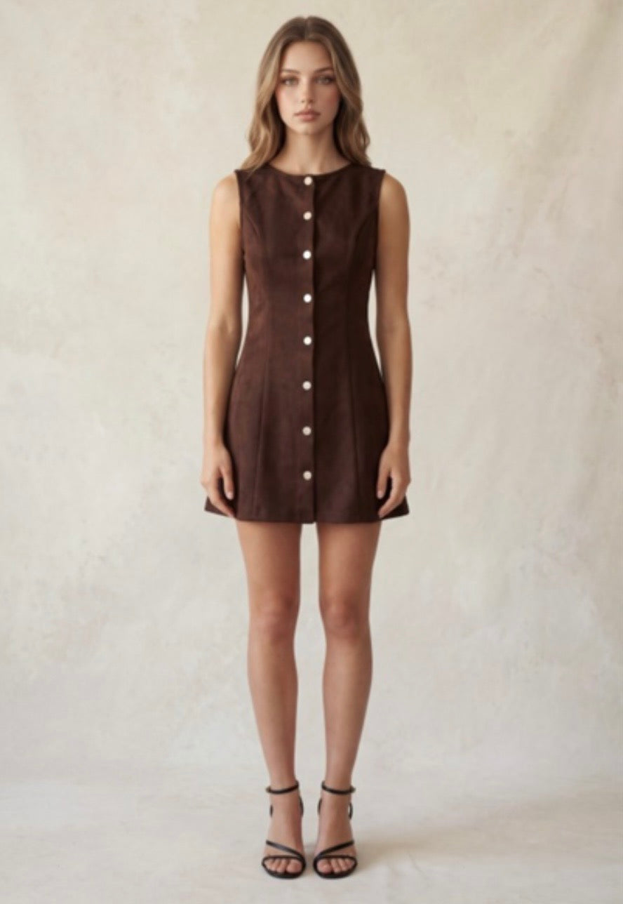 Mini Dress marrón