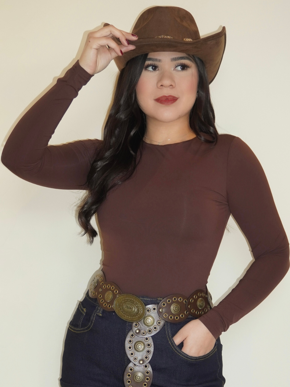 Camisa manga larga doble tela