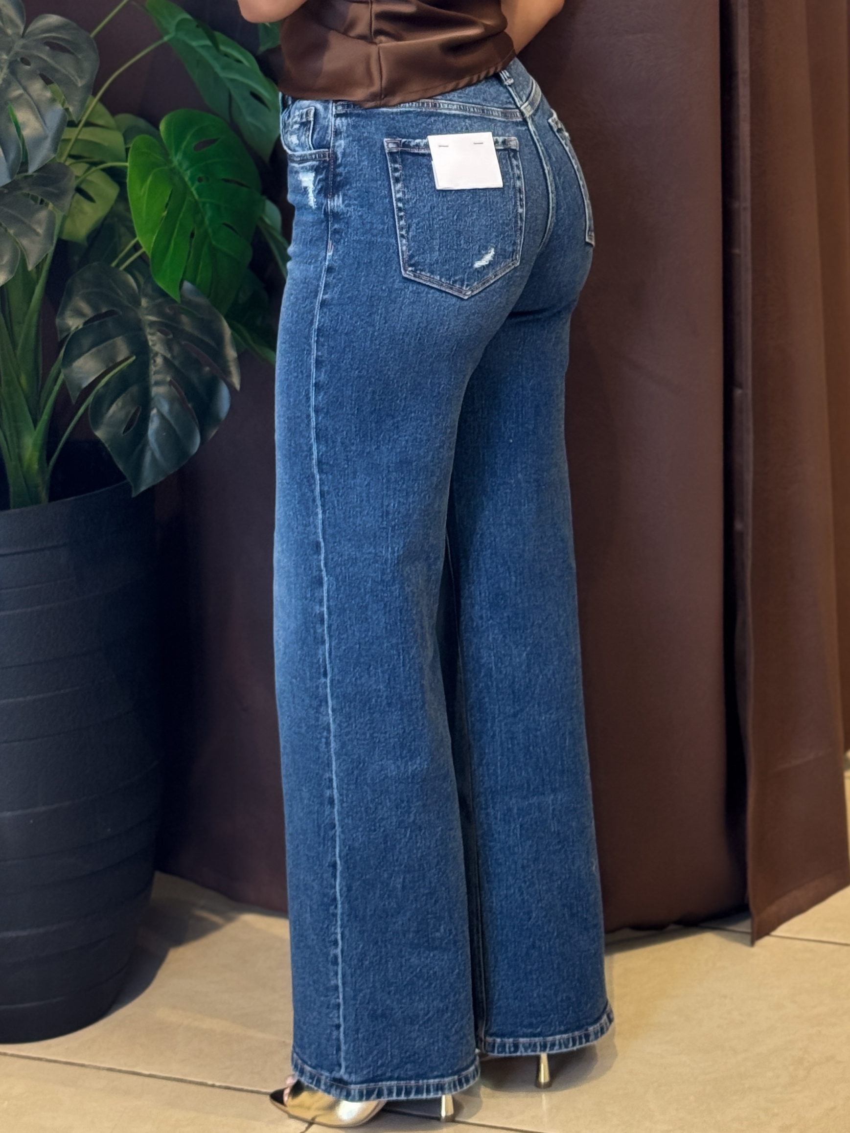 High rise wide Leg jeans