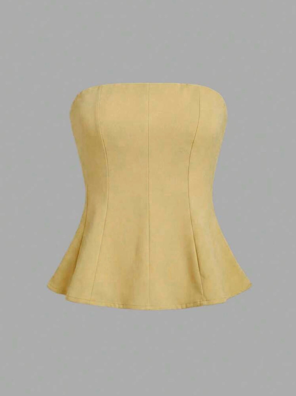 Top peplum tubo