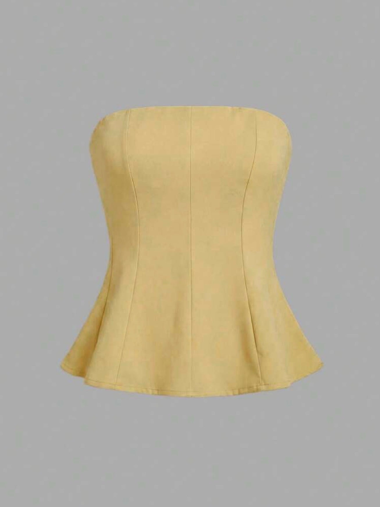 Top peplum tubo