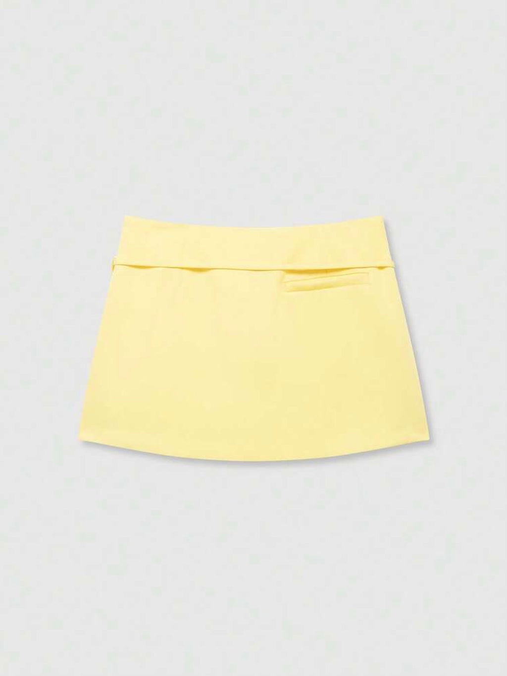 Falda short amarilla