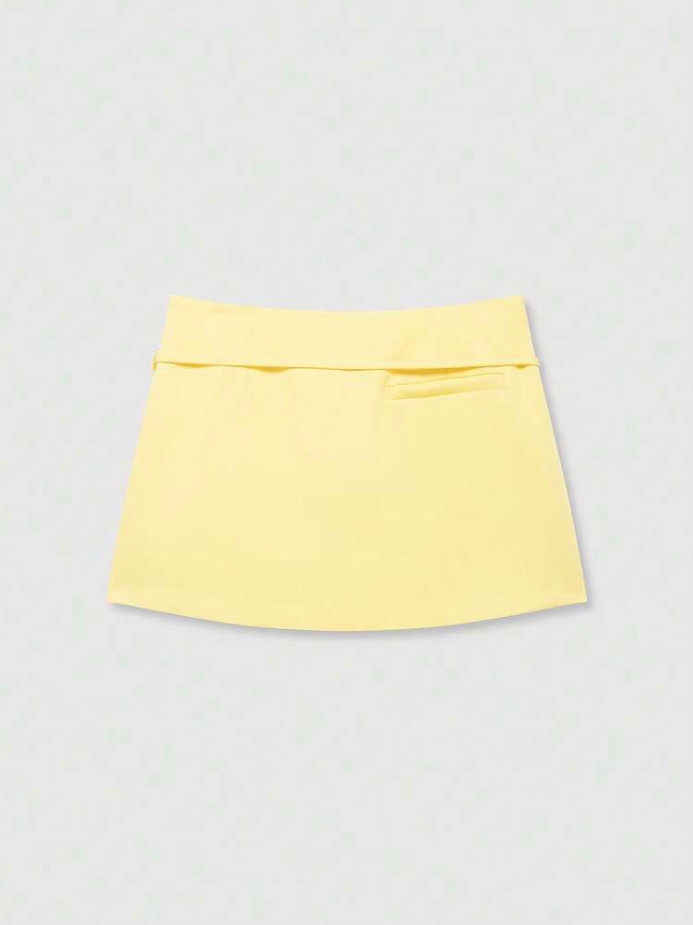 Falda short amarilla