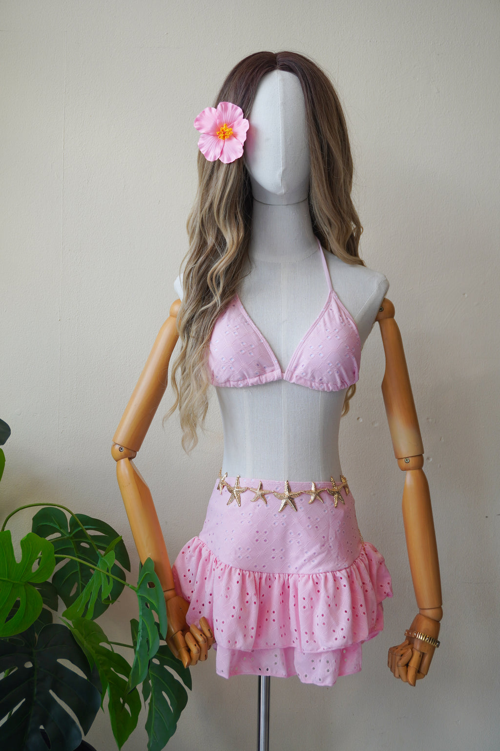 Traje de baño rosado