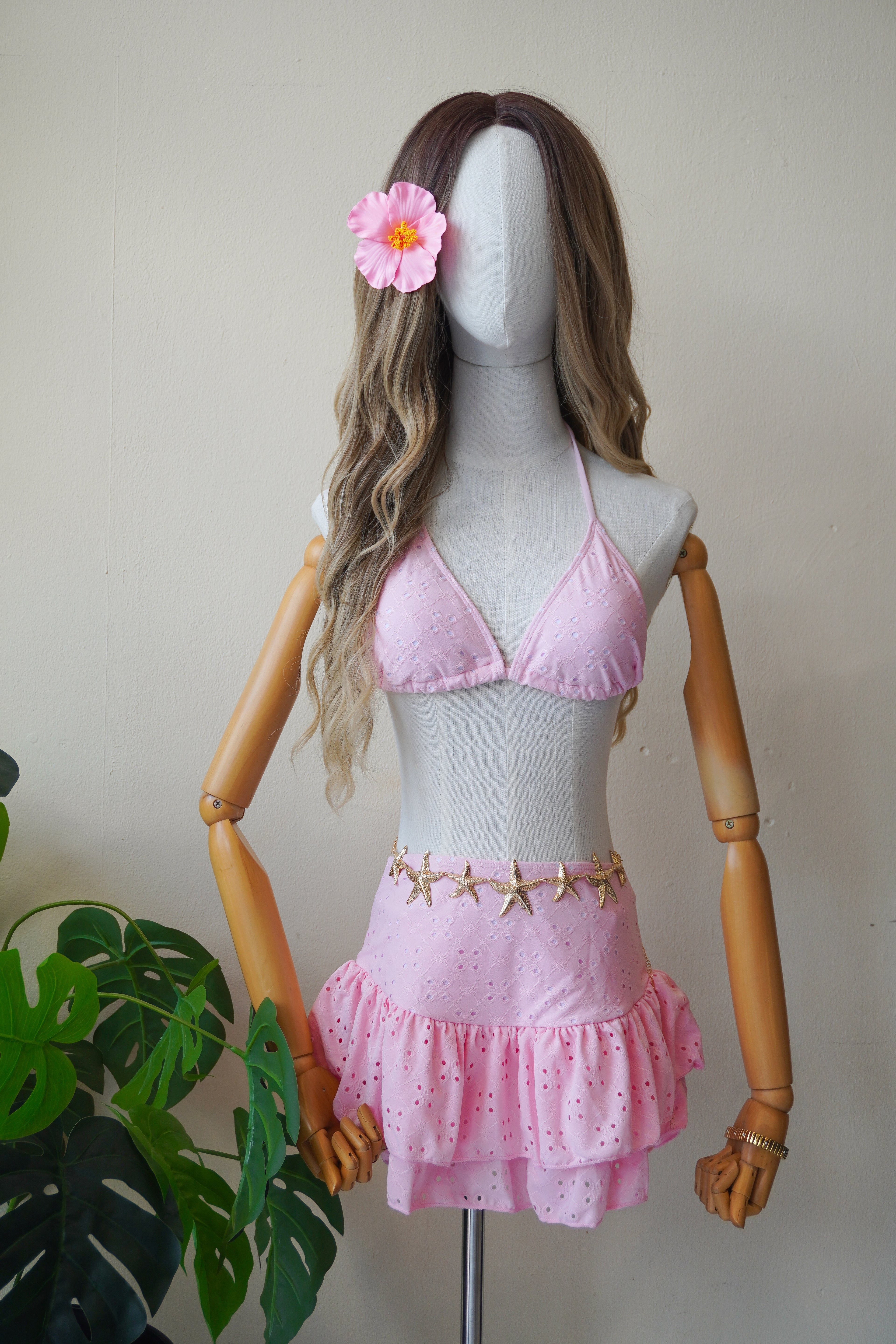 Traje de baño rosado