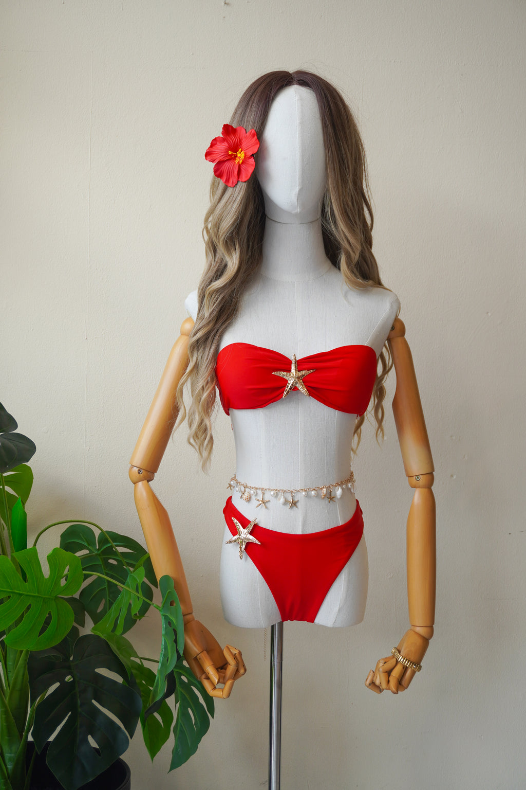 Traje de baño rojo