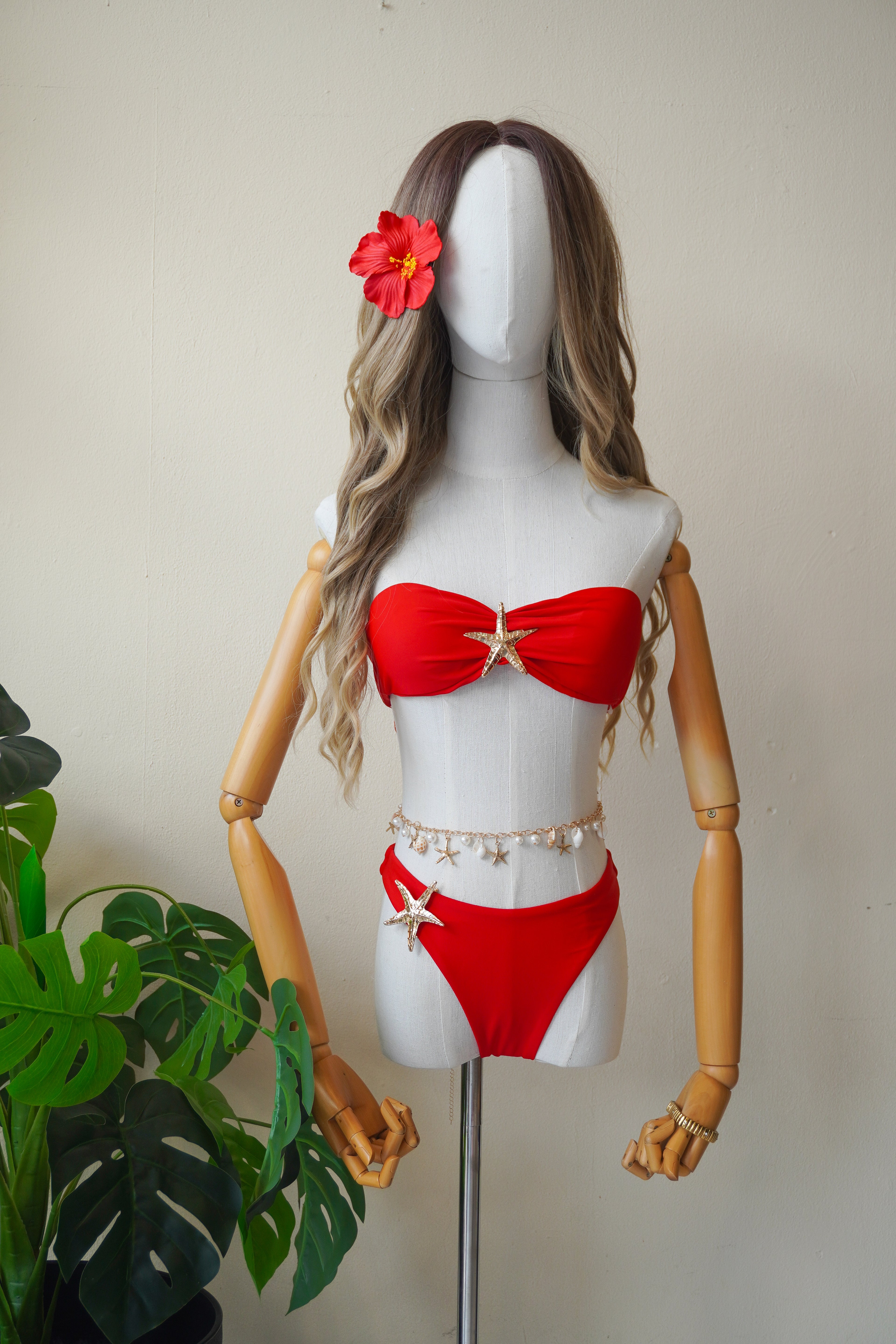 Traje de baño rojo
