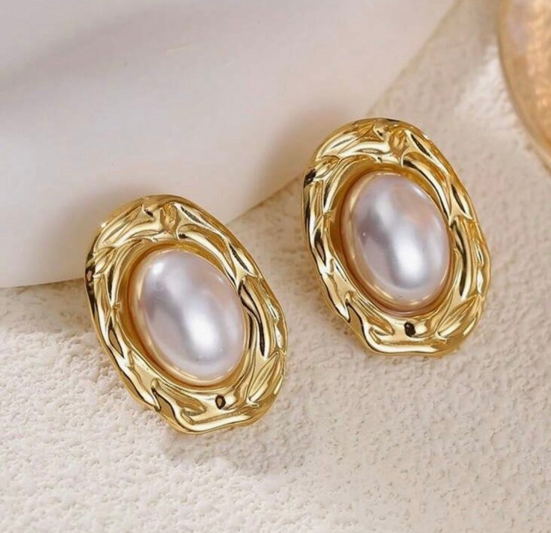 Aretes de perlas