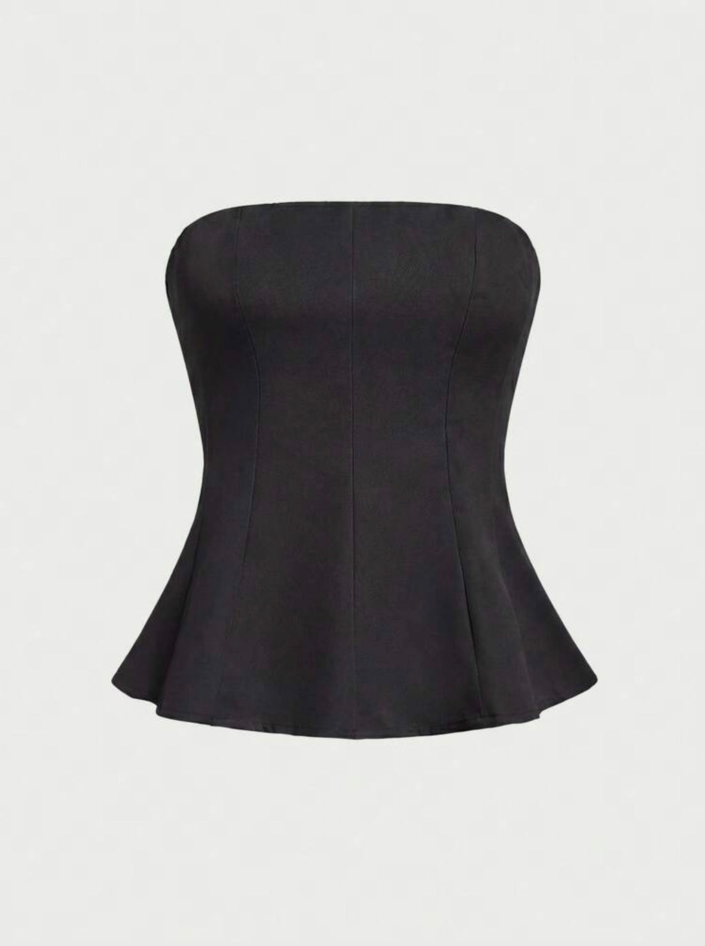 Top peplum tubo
