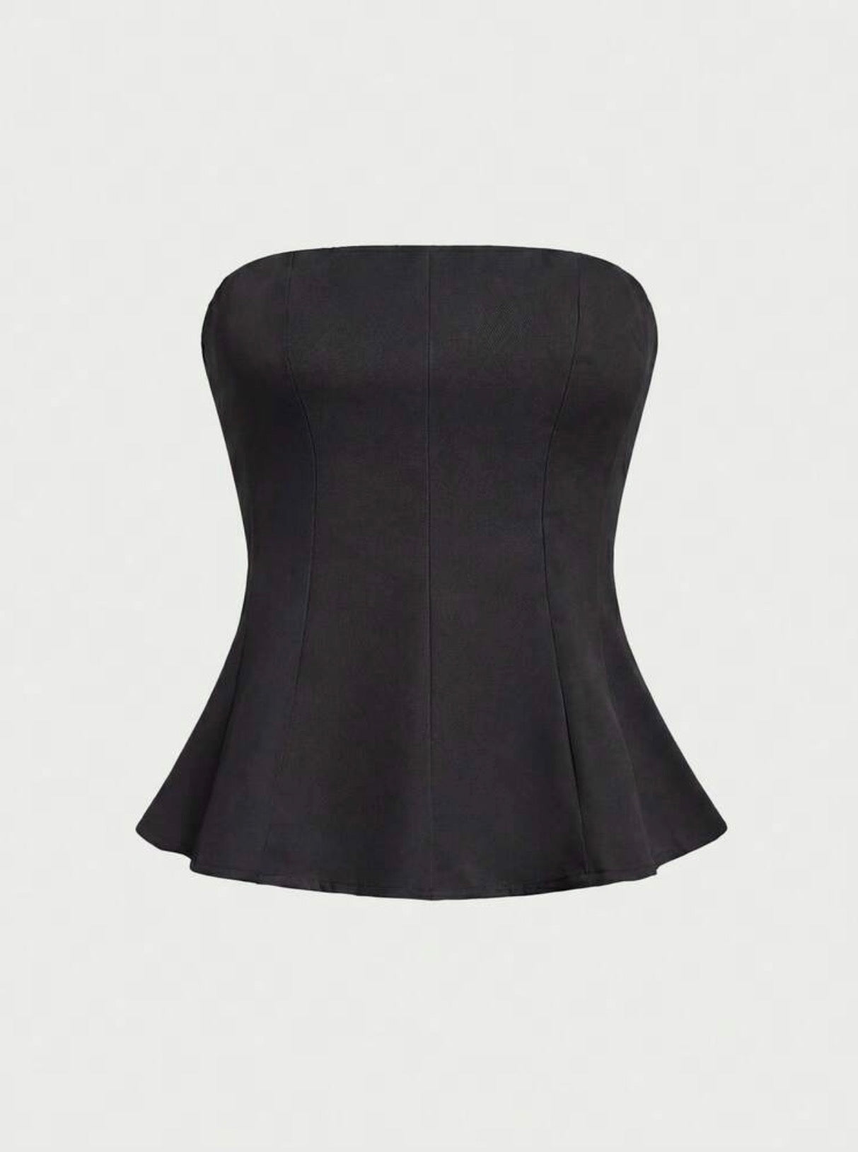 Top peplum tubo
