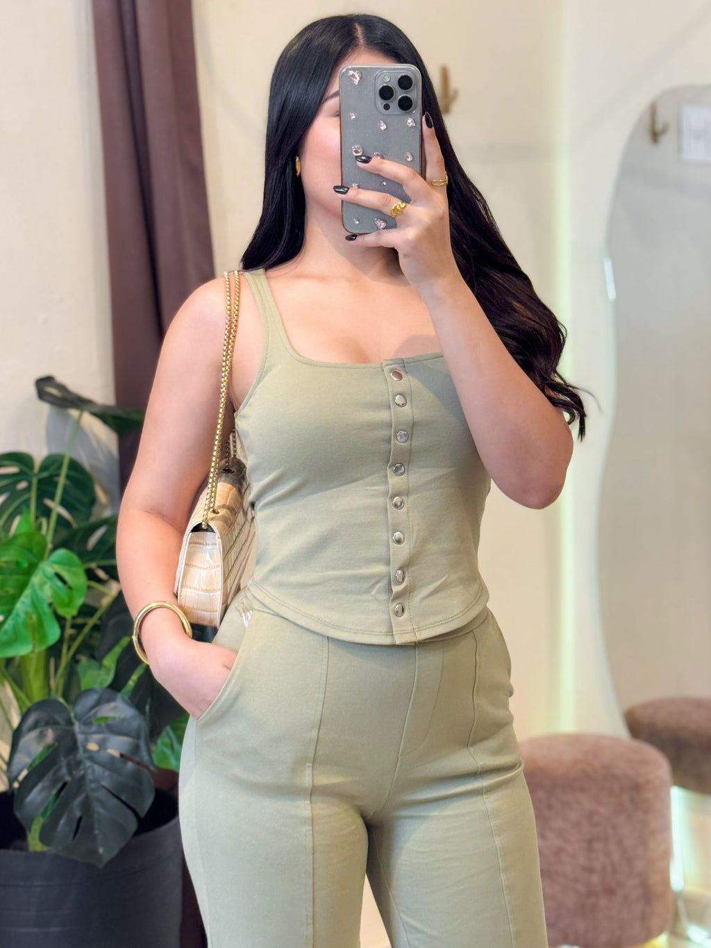 Conjunto vest y pantalón