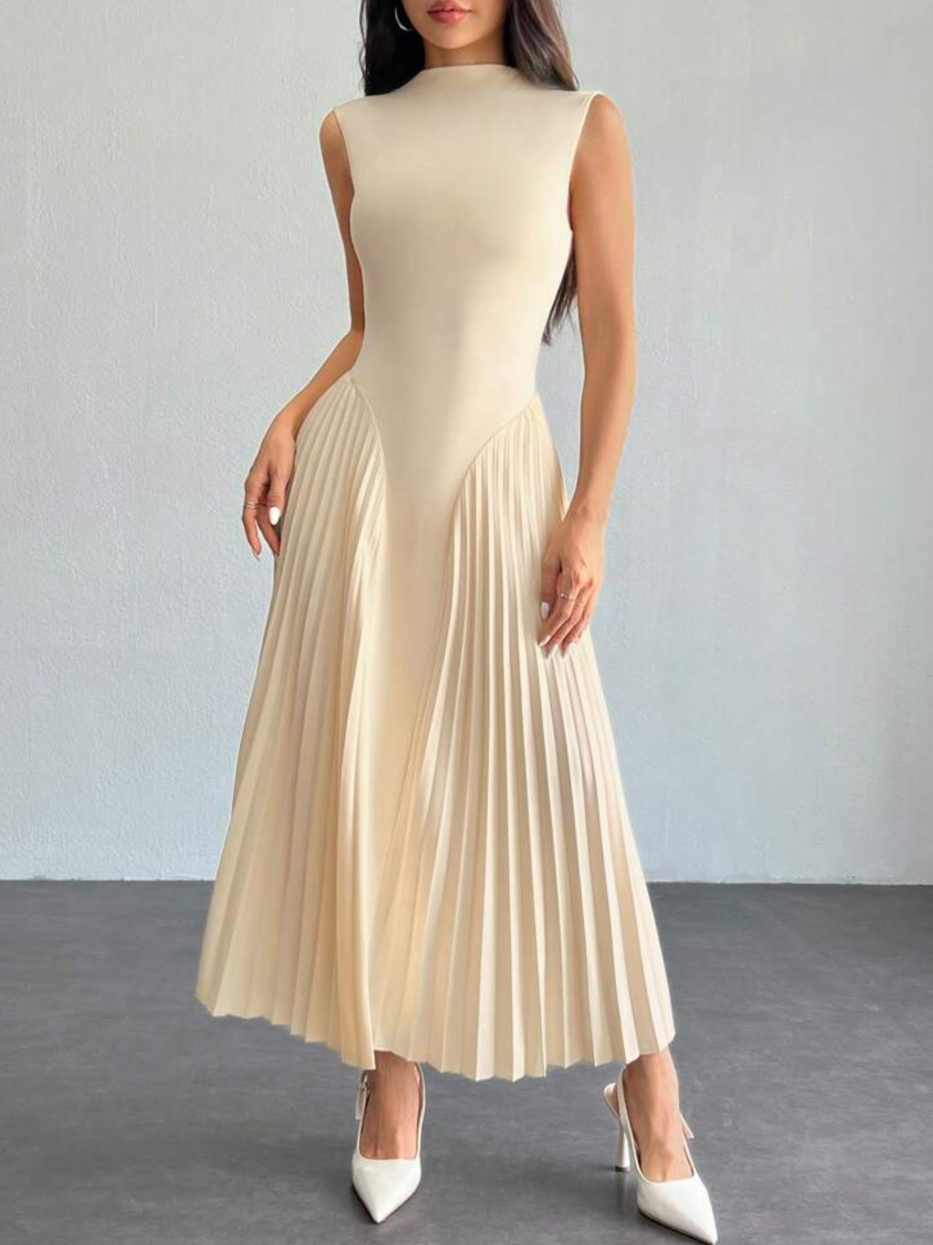 Midi Dress con paletones