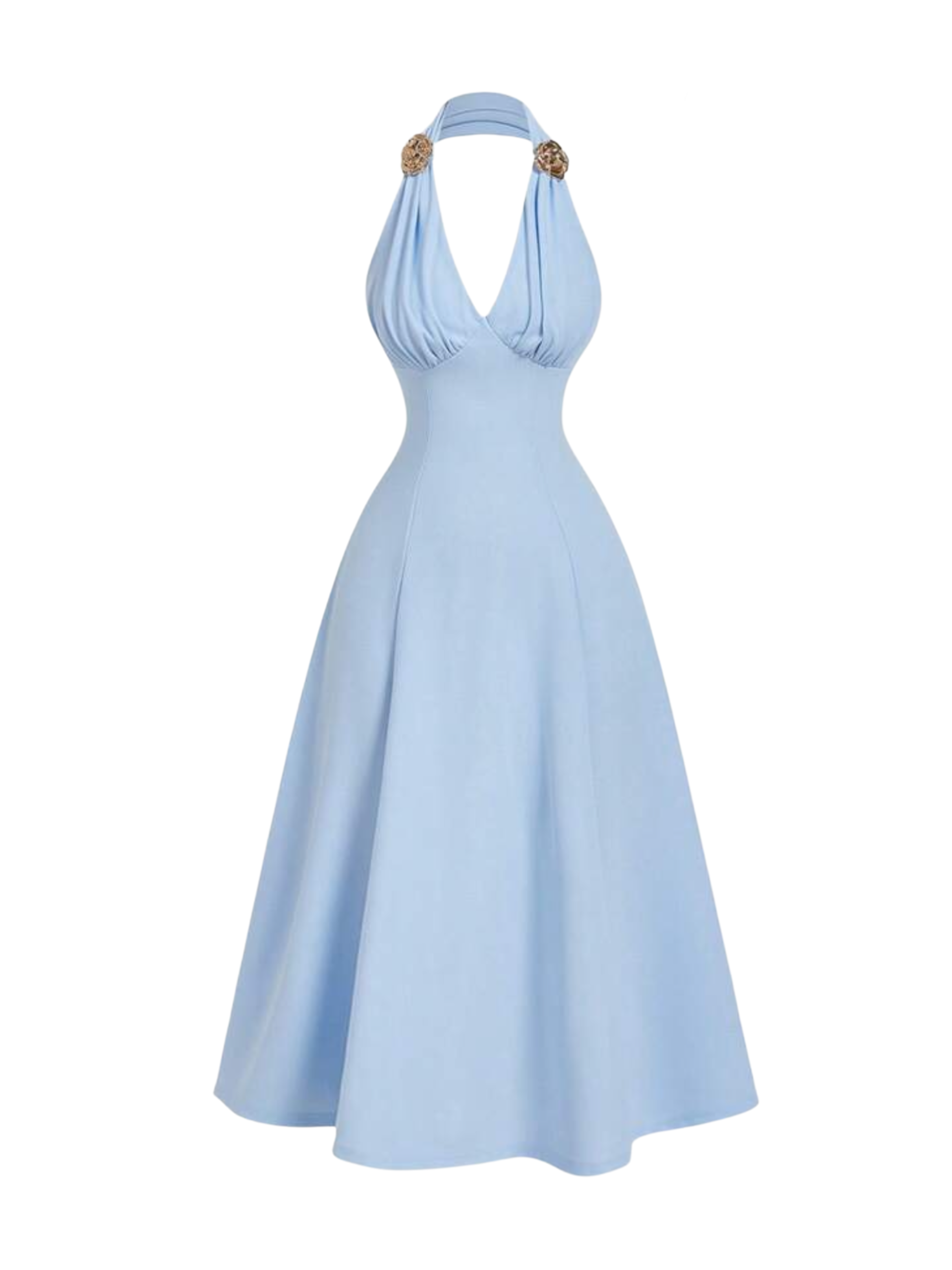 Baby Blue midi Dress