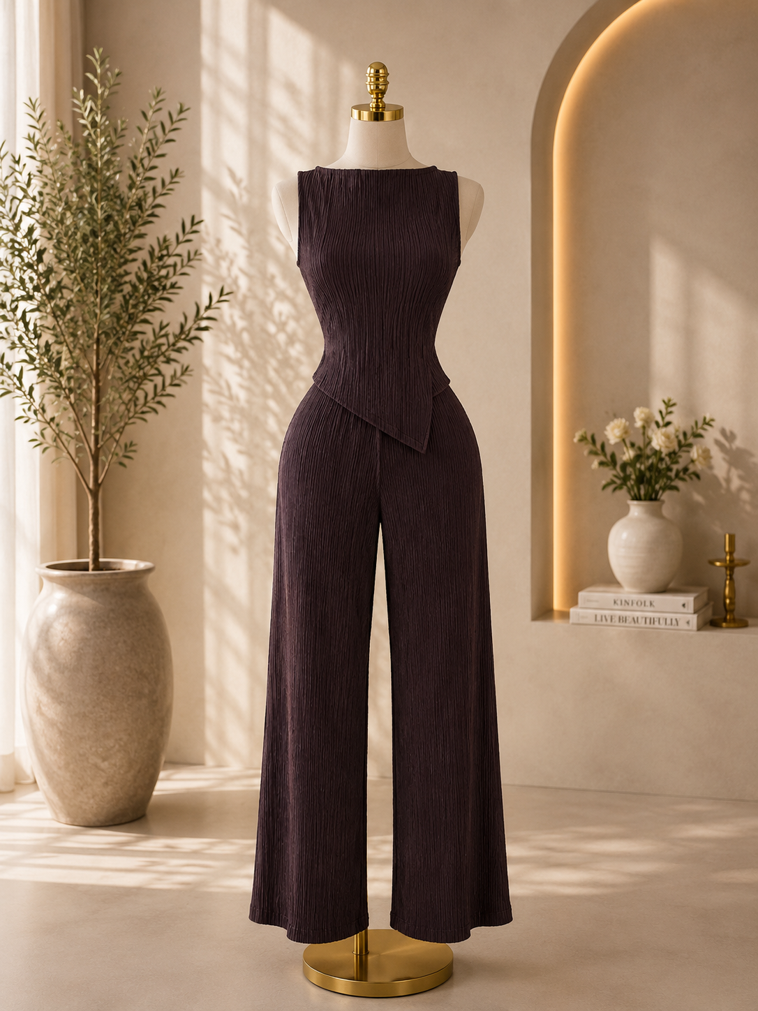 Conjunto pantalón y blusa
