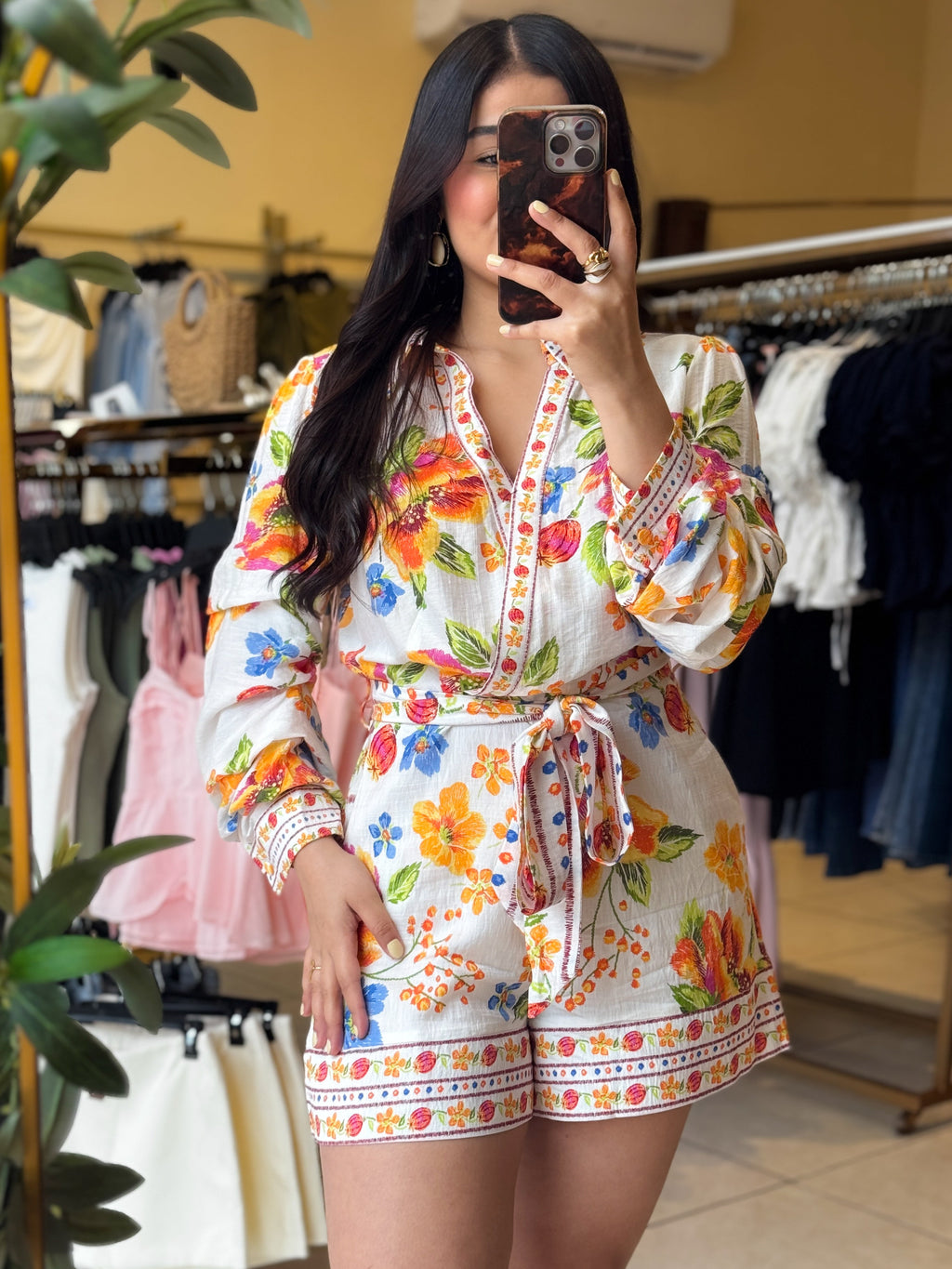 Romper floral