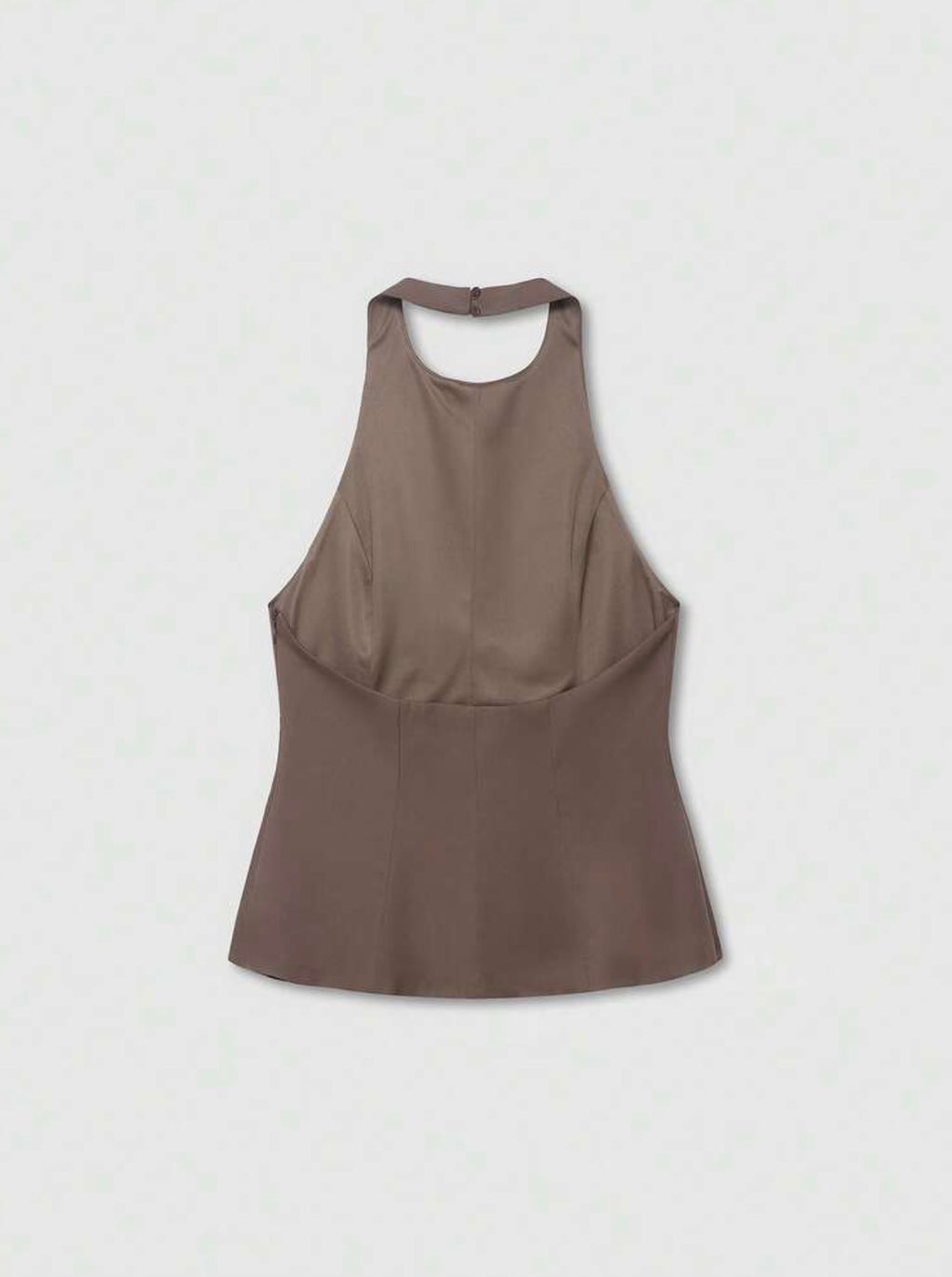 Blusa halter peplum