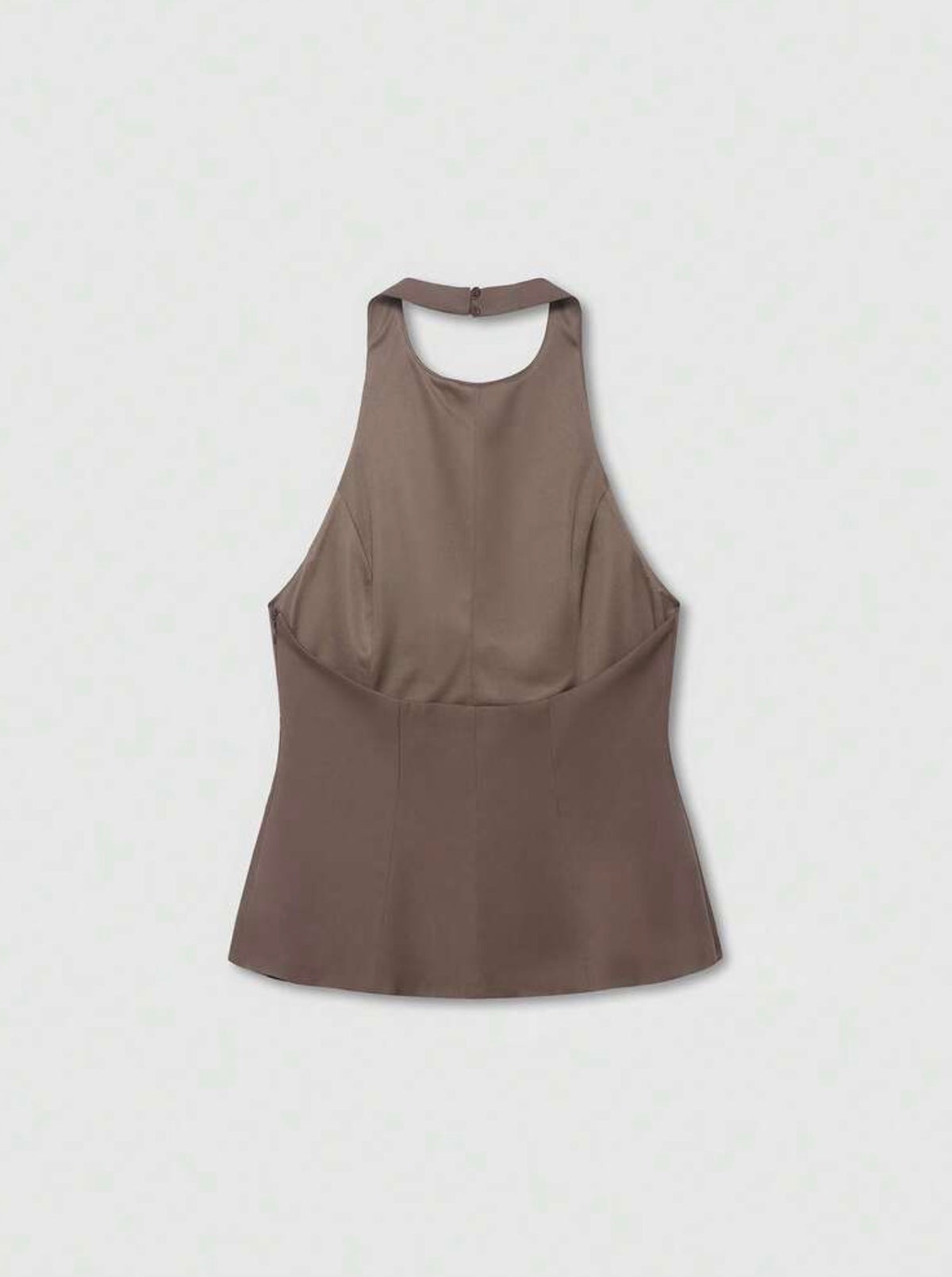 Blusa halter peplum