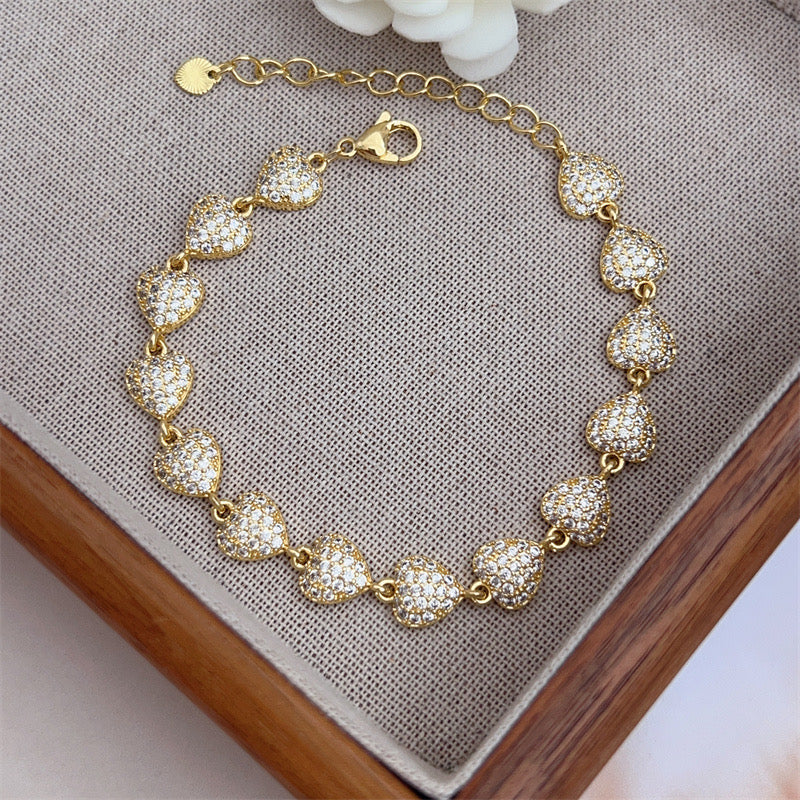 Pulsera corazones