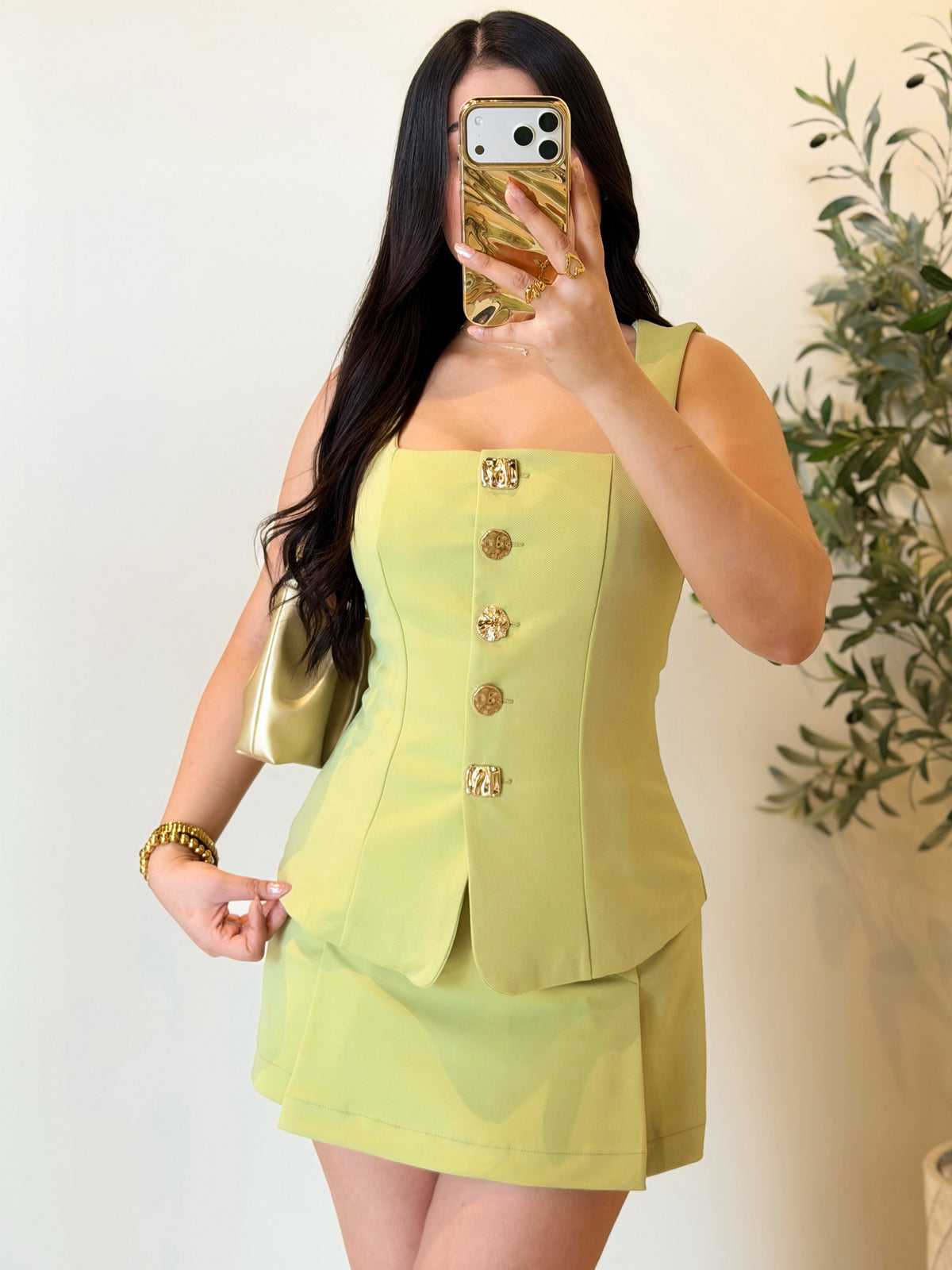 Conjunto vest y skort
