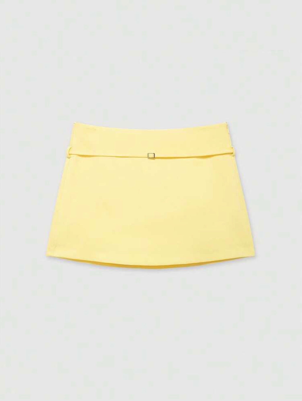 Falda short amarilla
