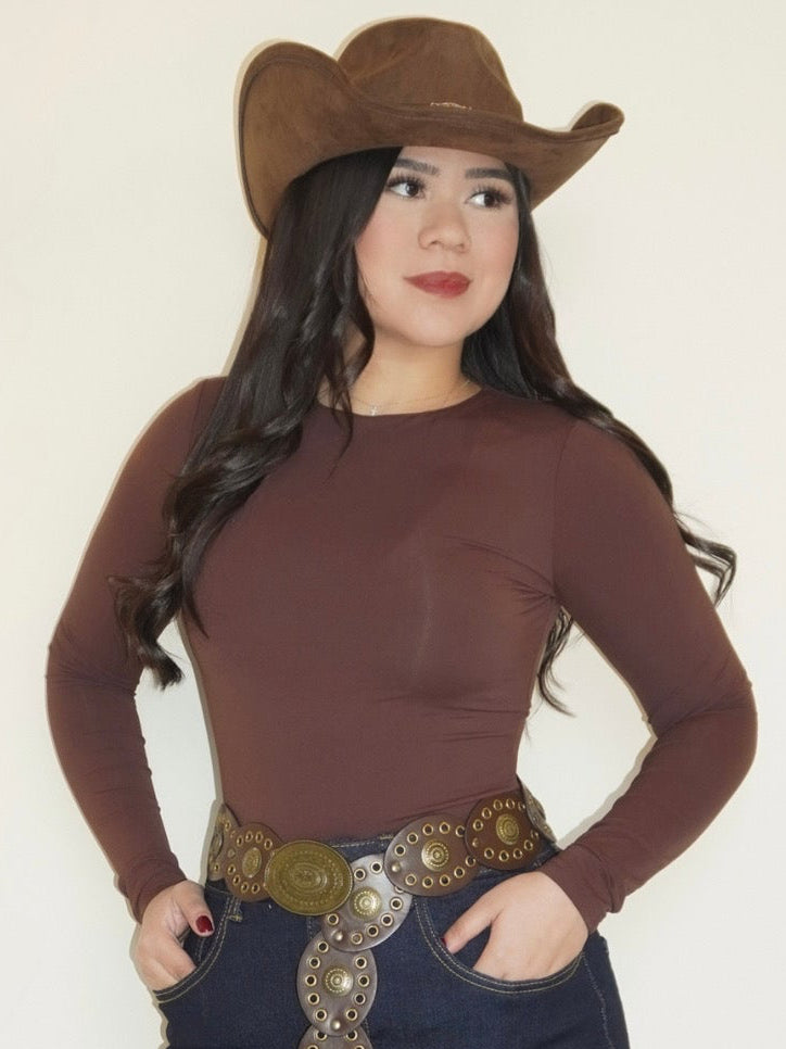 Camisa manga larga doble tela
