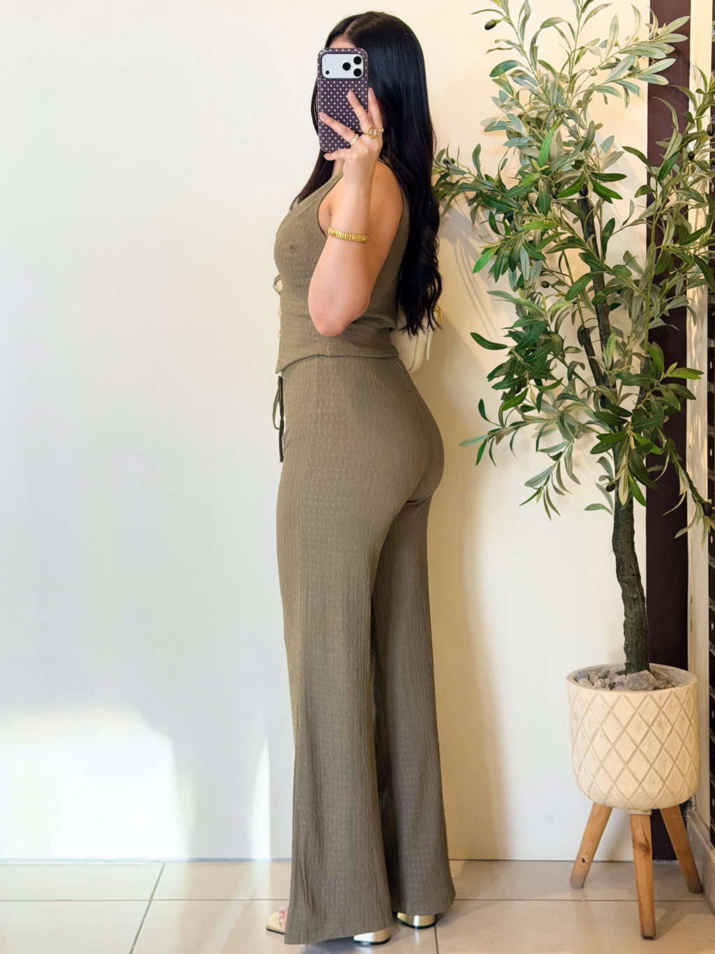 Conjunto vest y pantalón