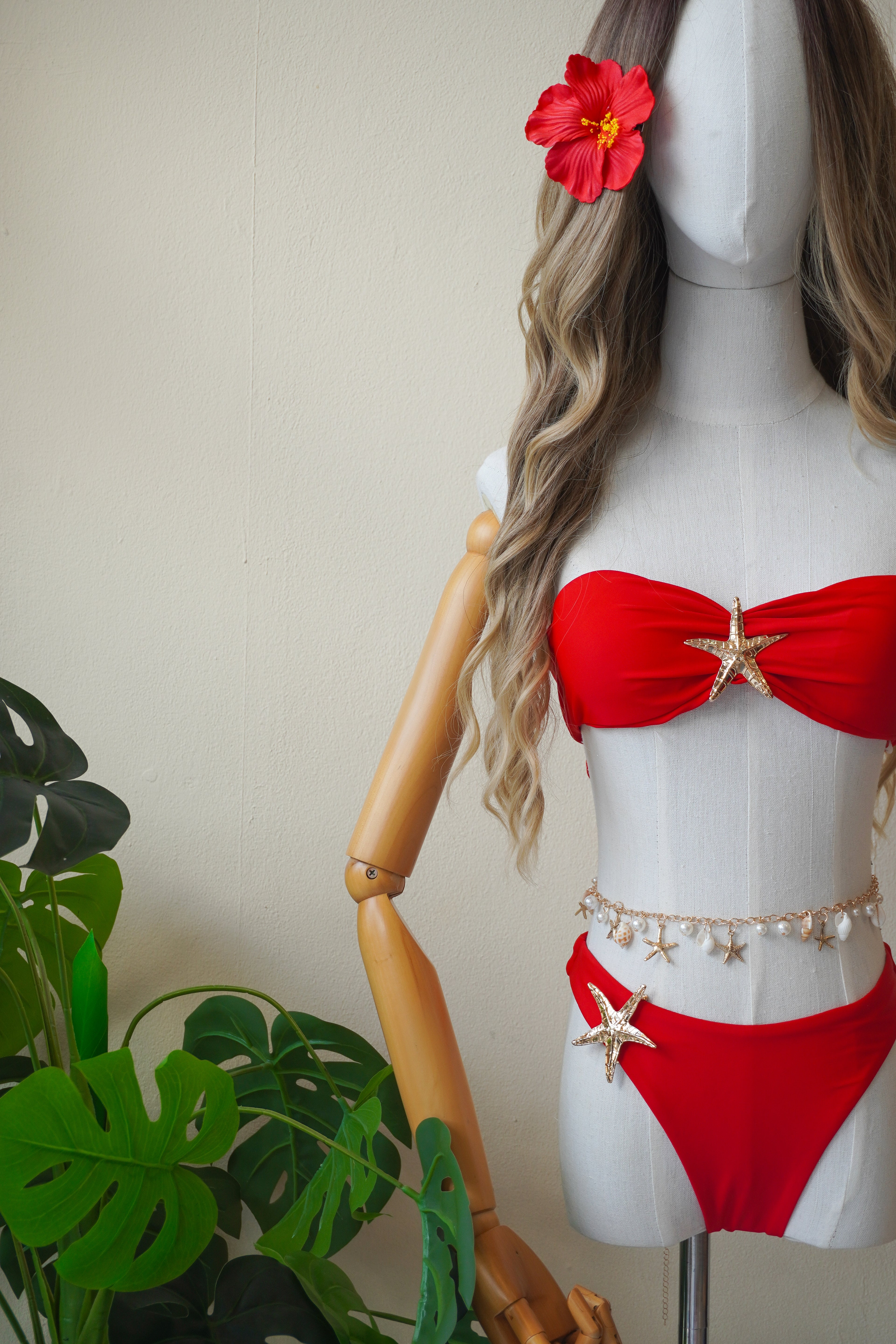 Traje de baño rojo
