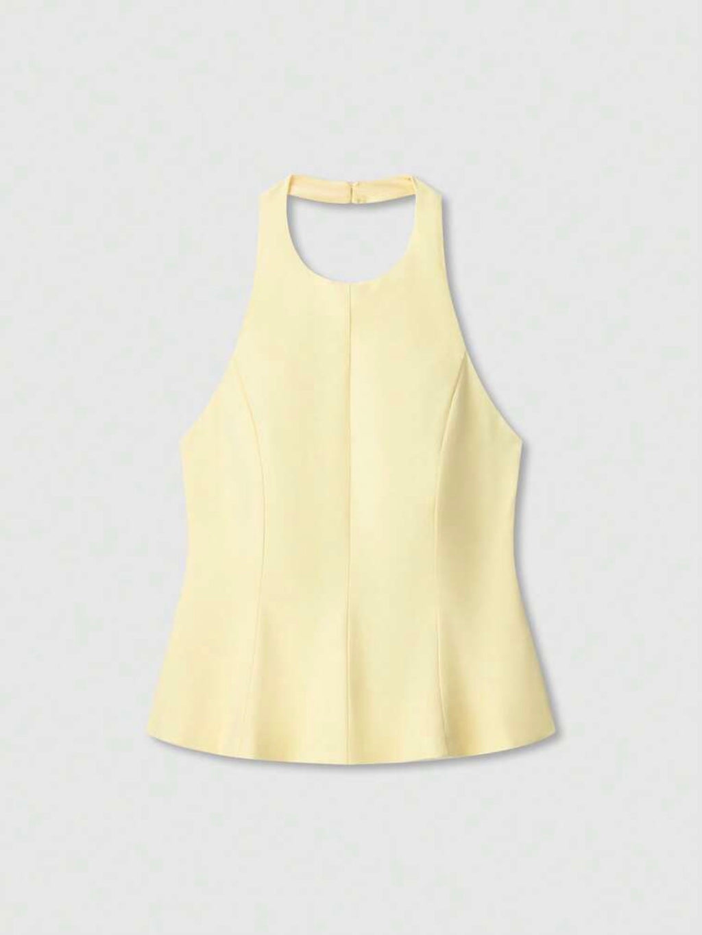 Blusa halter peplum