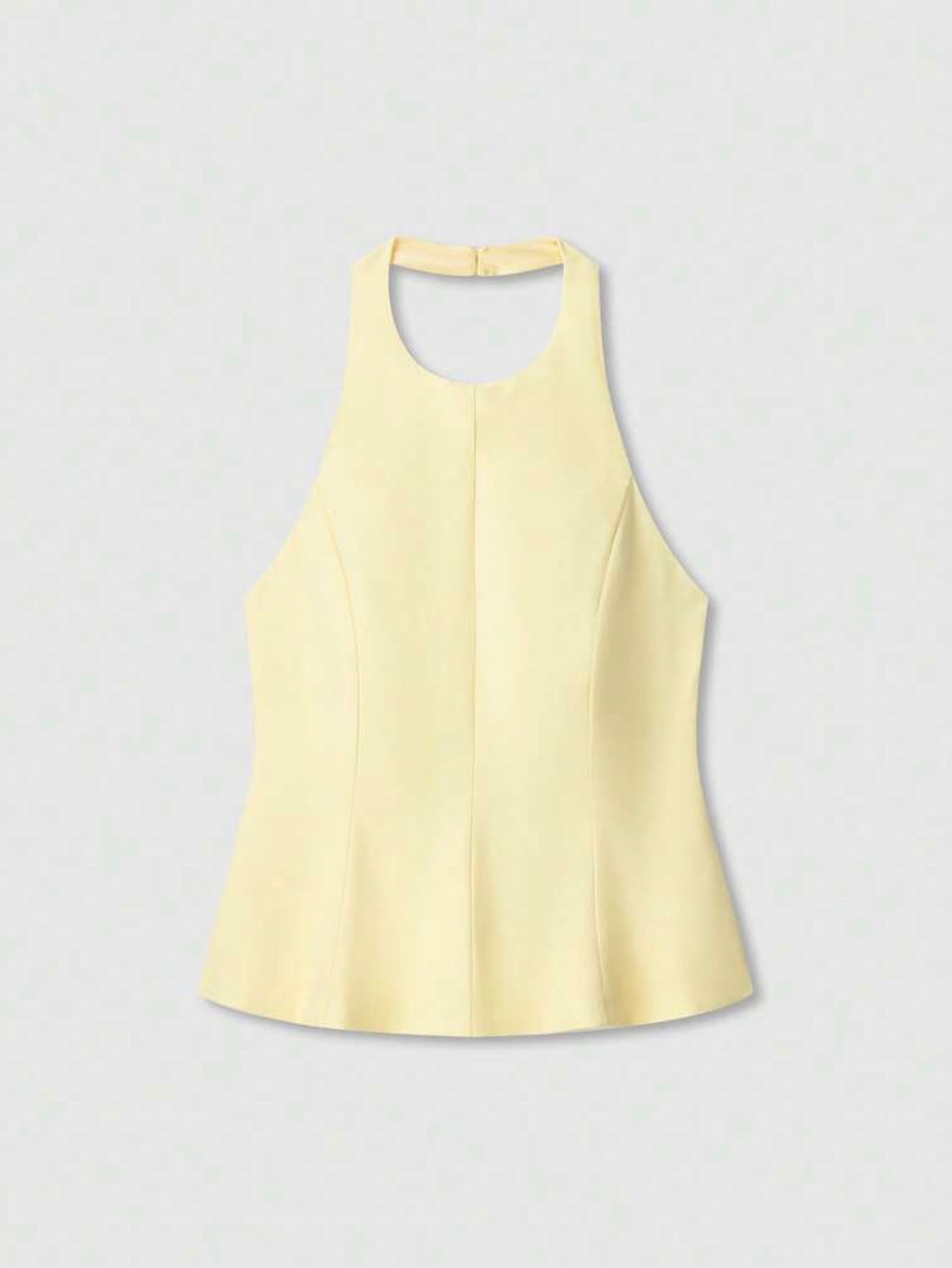 Blusa halter peplum
