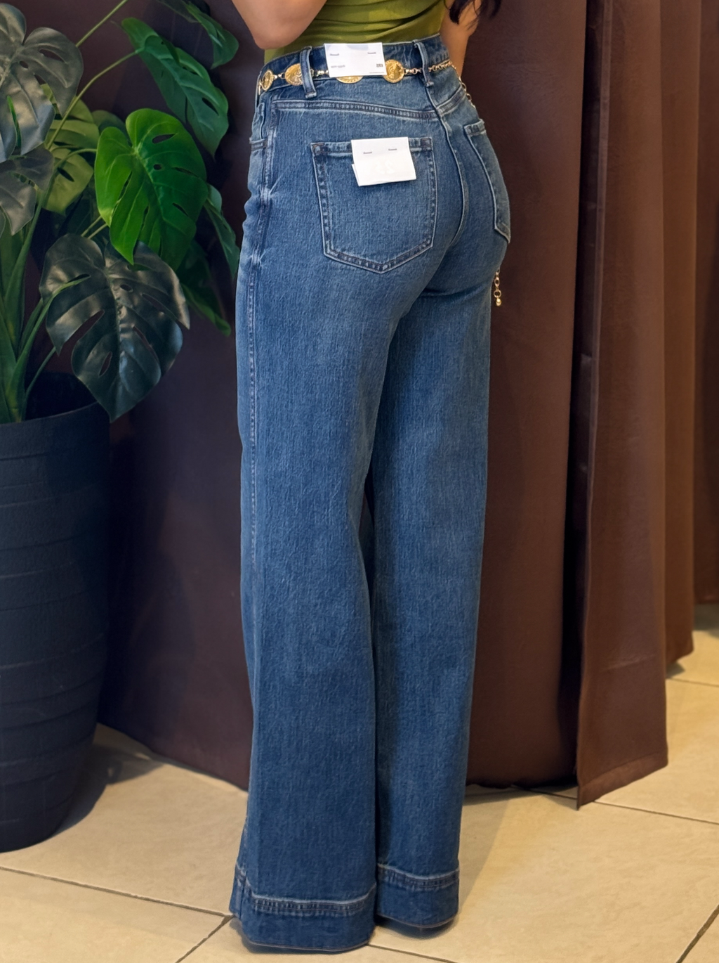 Super High rise baggy wide Leg jeans