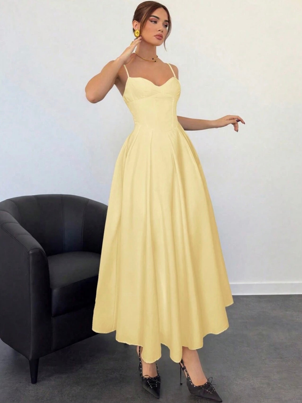 Midi Dress amarillo