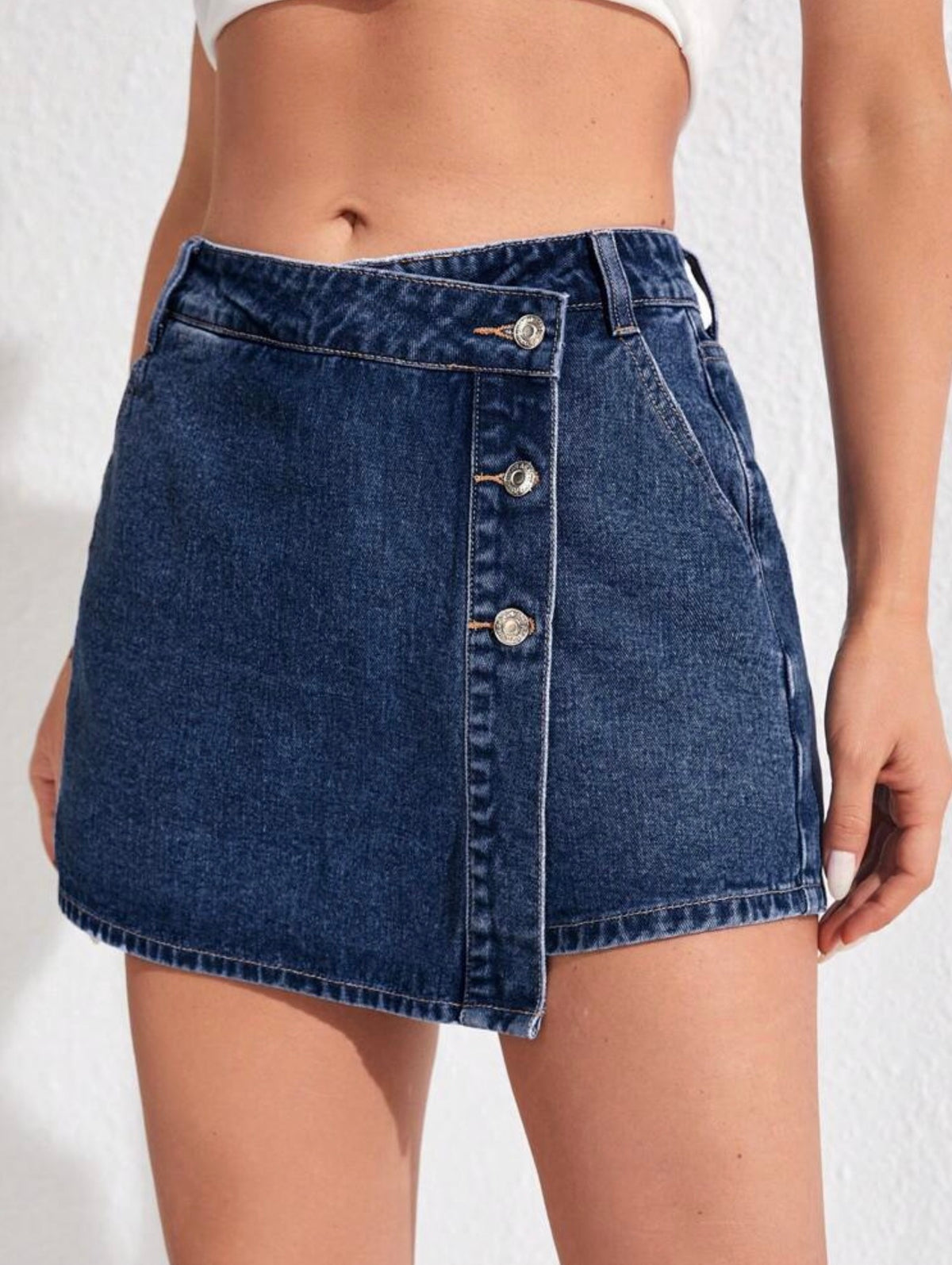 Falda short Denim