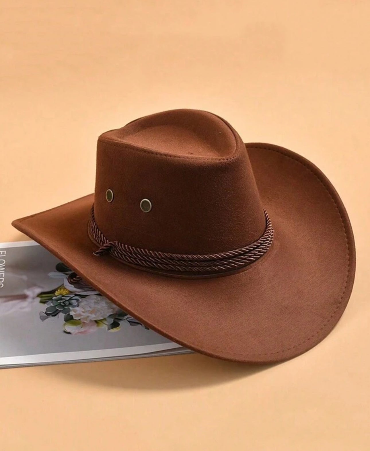Sombrero vaquero café