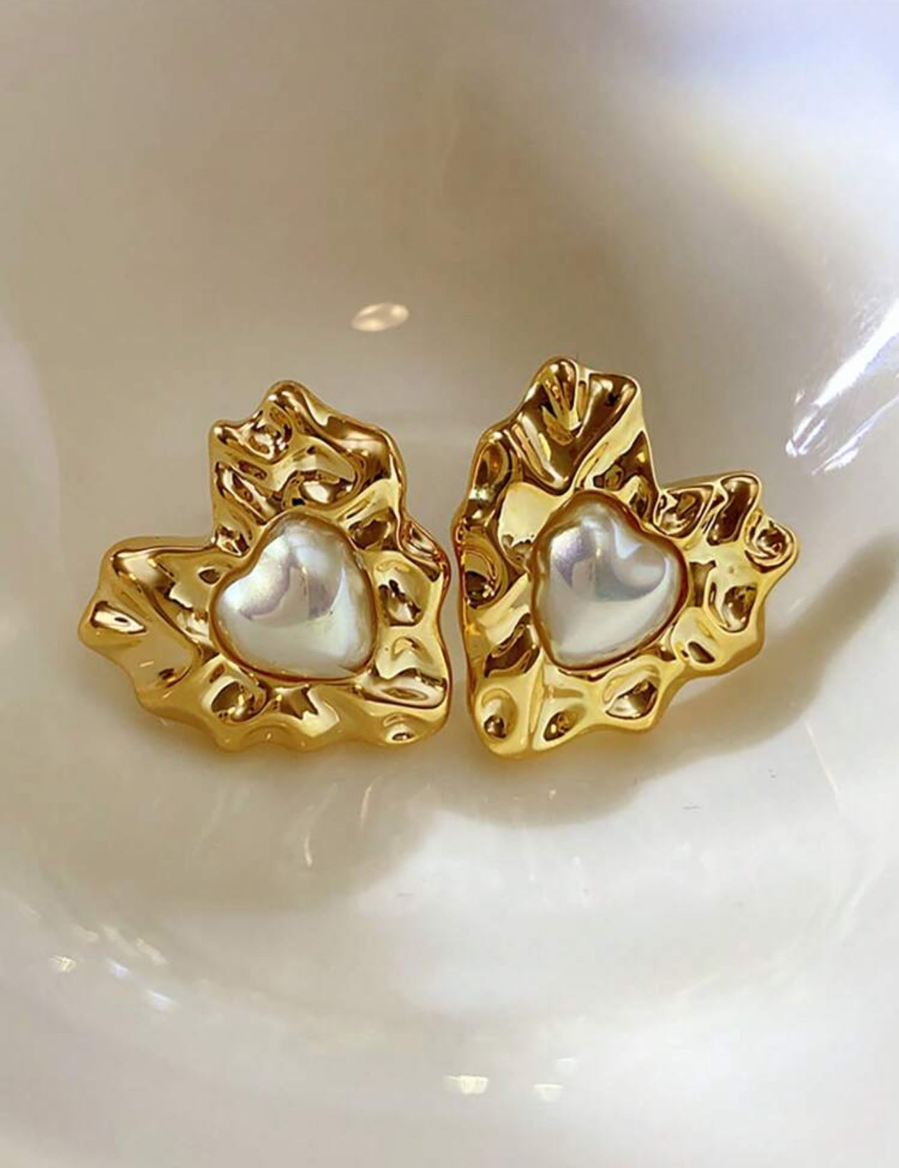 Aretes de corazón minimalistas