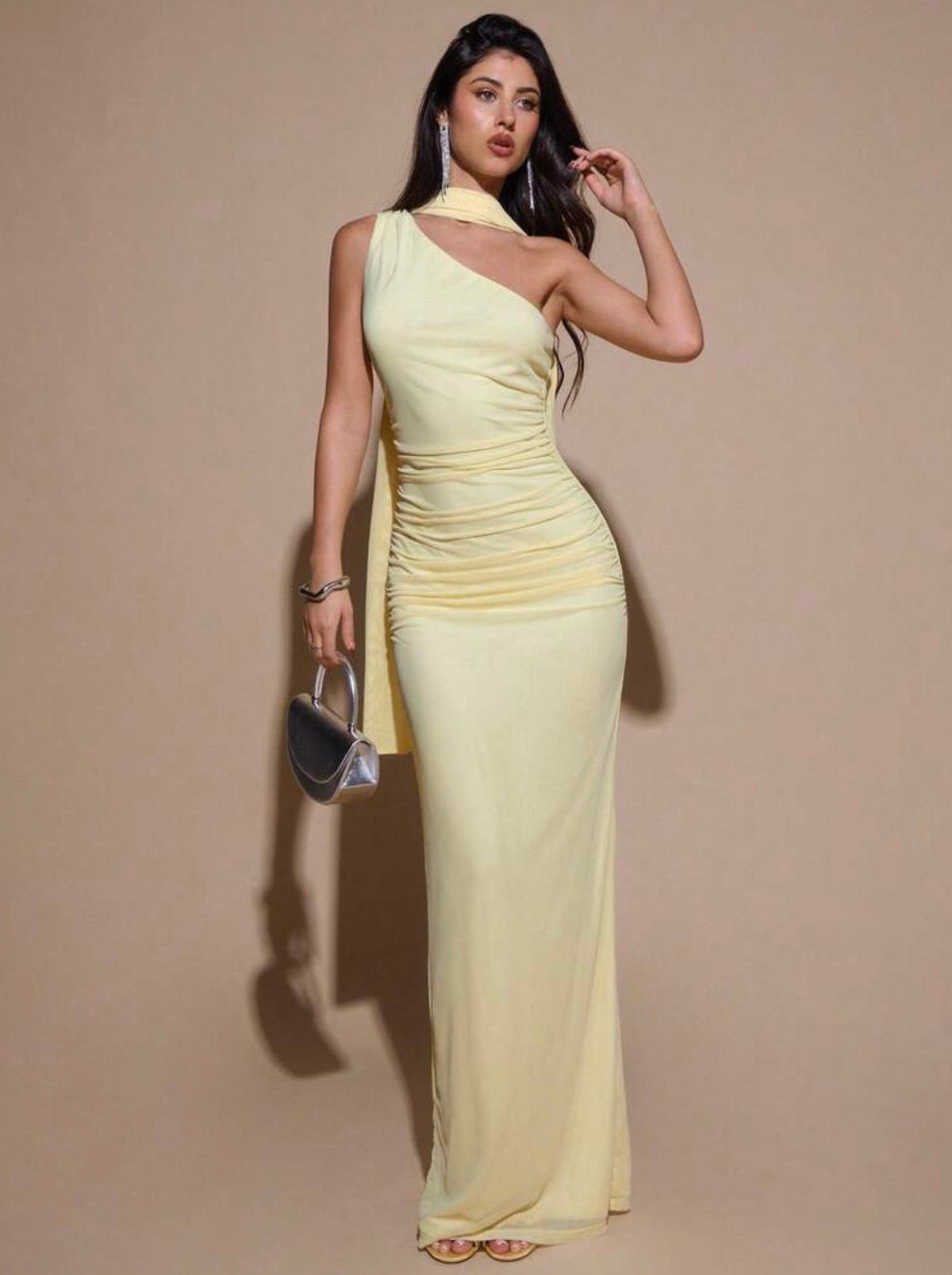 Maxi vestido amarillo